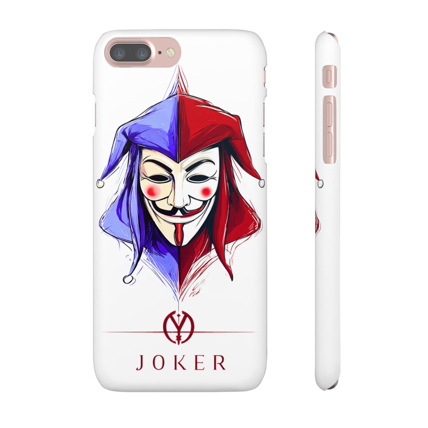 Joker & Anonimous Reunited Guy Fawkes Art Snap Case and Protective Phone Cover For iPhone and Samsung