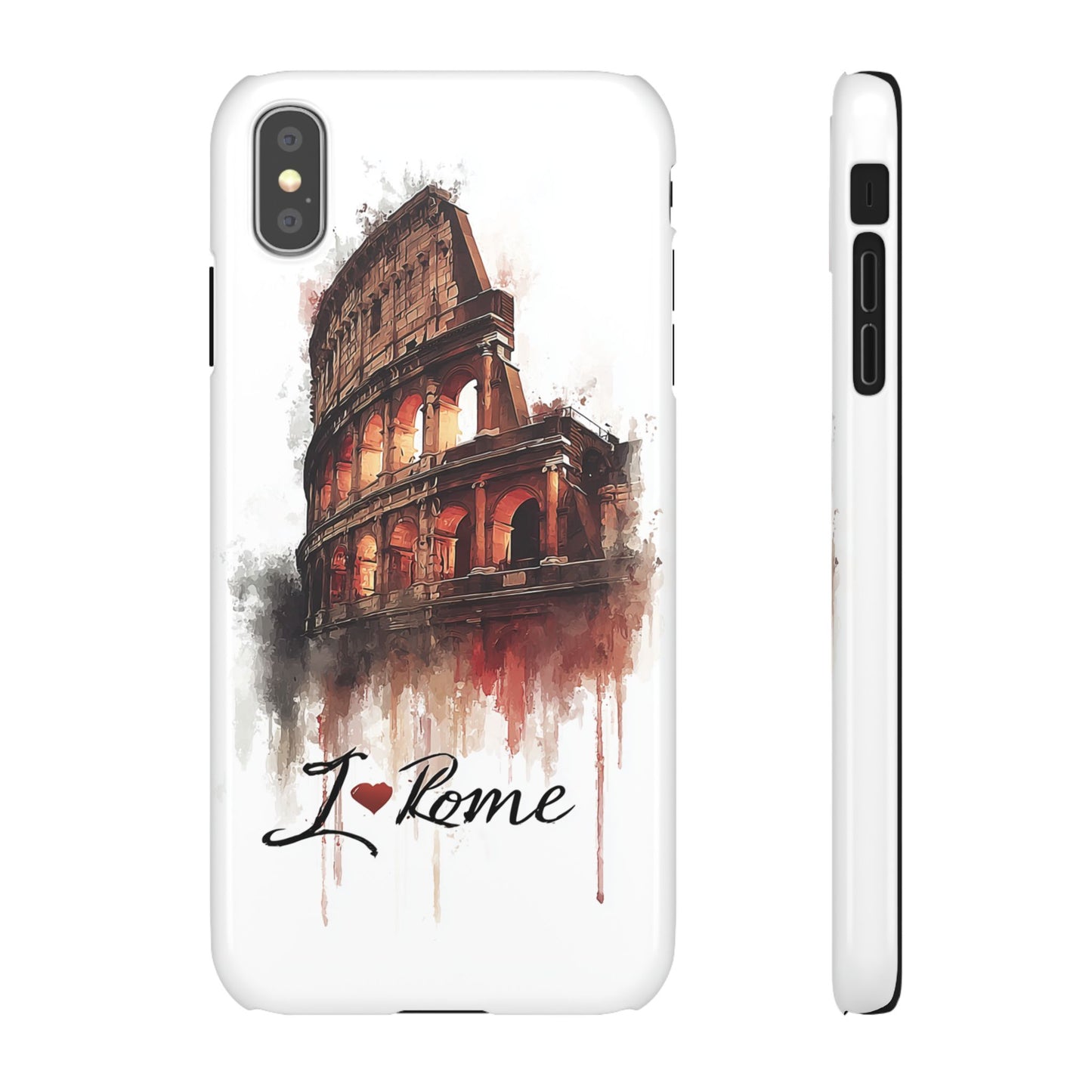I Love Rome Snap Cases, Urban Phone Covers, Travel Accessories, Gift for Travelers, City Love Merch