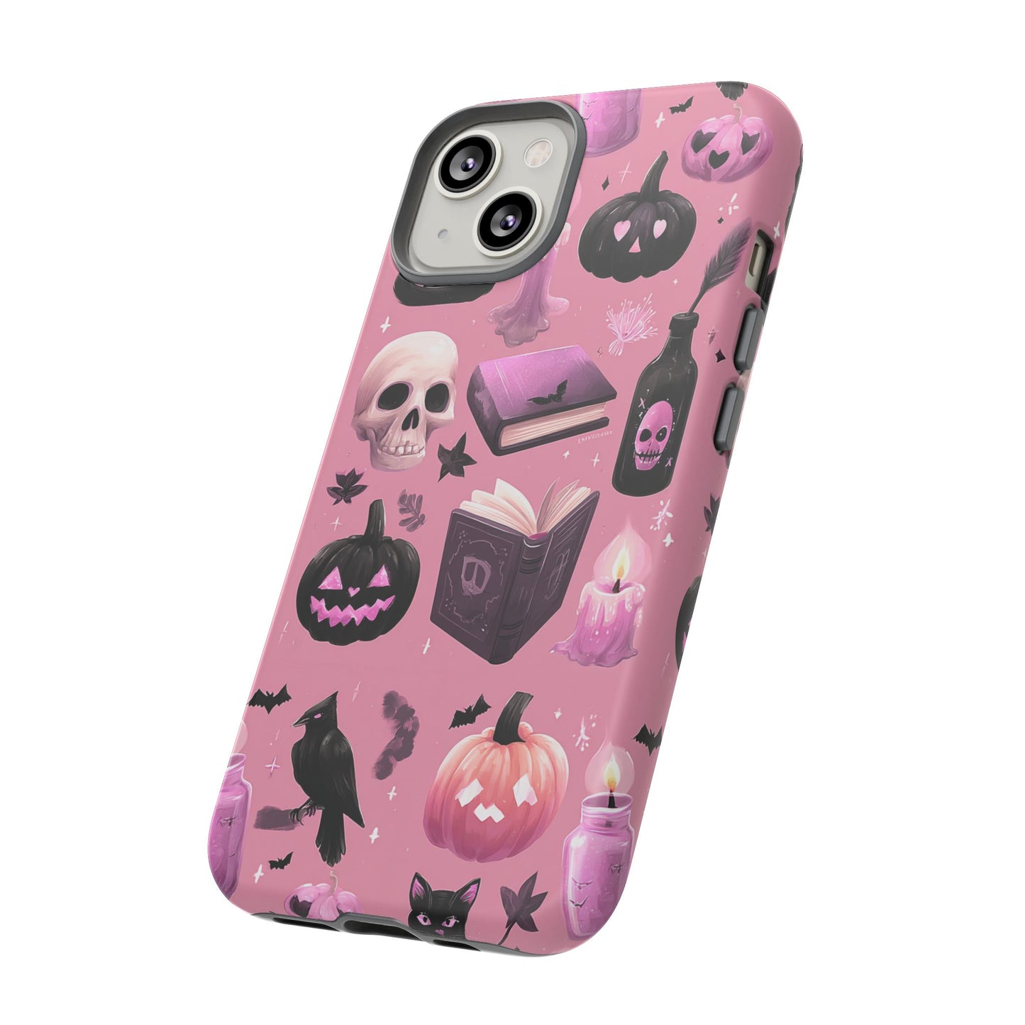 Spooky Phone Case - Halloween Design, Cute Costume Accessory, Fall Decor, Gift for Cat Lovers, Witchy Vibes, Trick or Treat