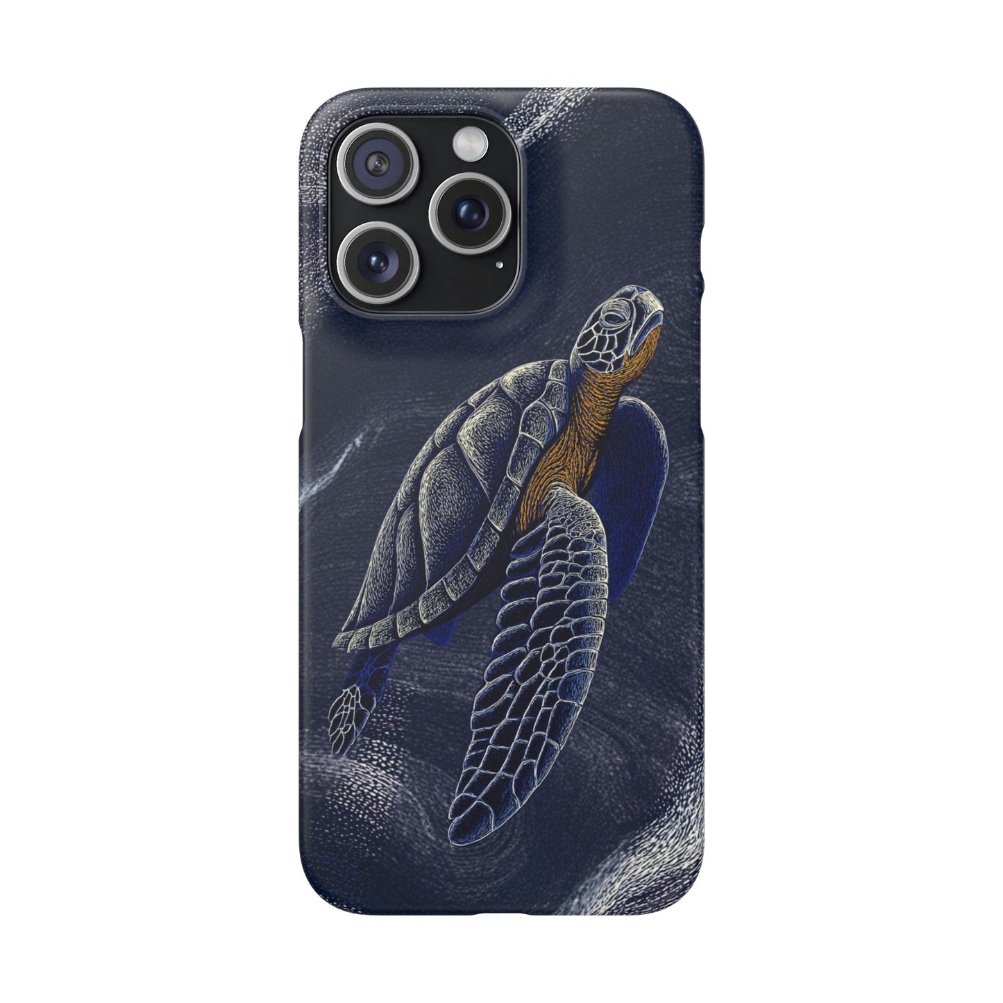 Marine Turtle Snap Case for Nature Lovers Phone Covers For Iphones and Samsungs Customization