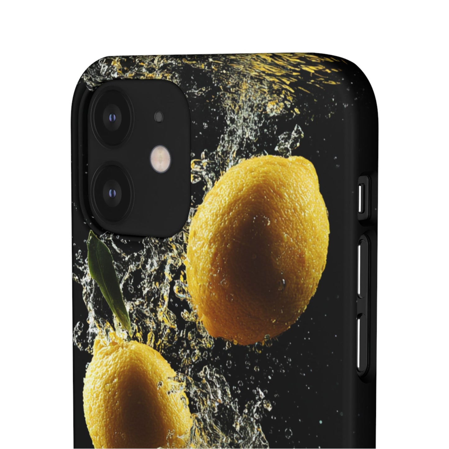 Lemon Splash Phone Case - Vibrant Snap Case, Fruit Lover Gift, Summer Vibes, Kitchen Decor, Unique Phone Accessories