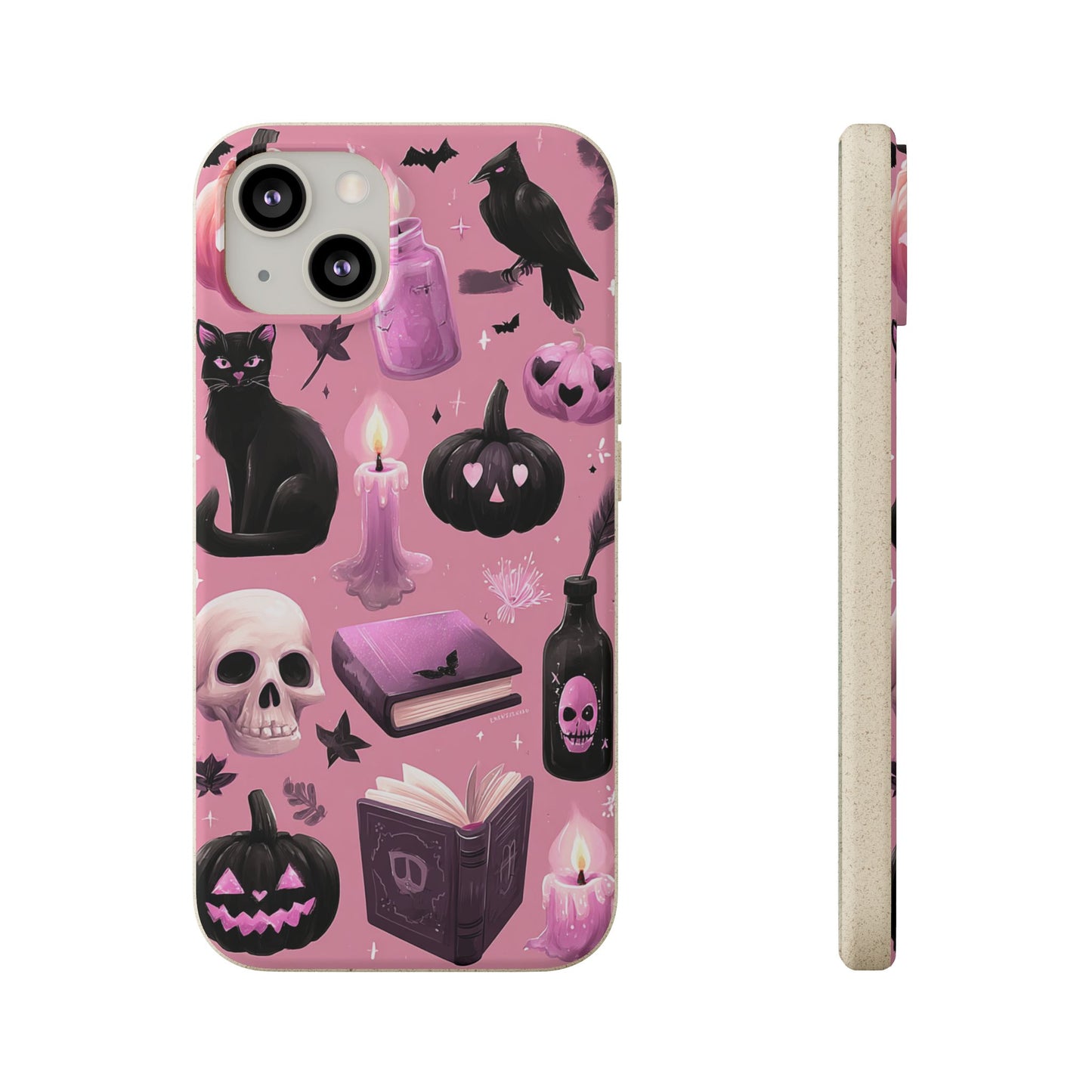 Halloween-Inspired Biodegradable Phone Case, Eco-Friendly Cell Phone Cover, Cute Goth Aesthetic Gift, Sustainable Halloween Decor, [...]