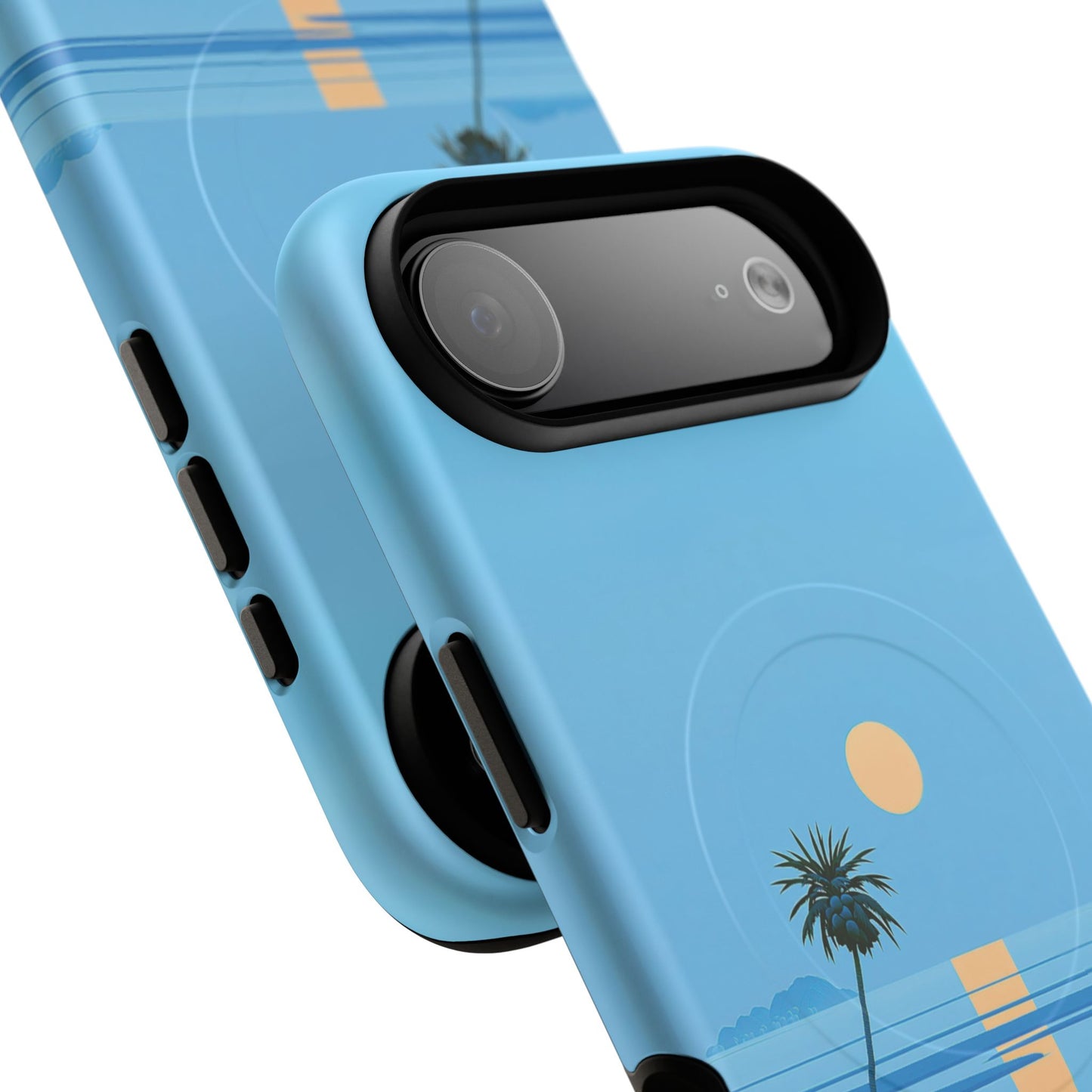 Tough Magnetic Case — Minimal Sunset Palm Phone Cover