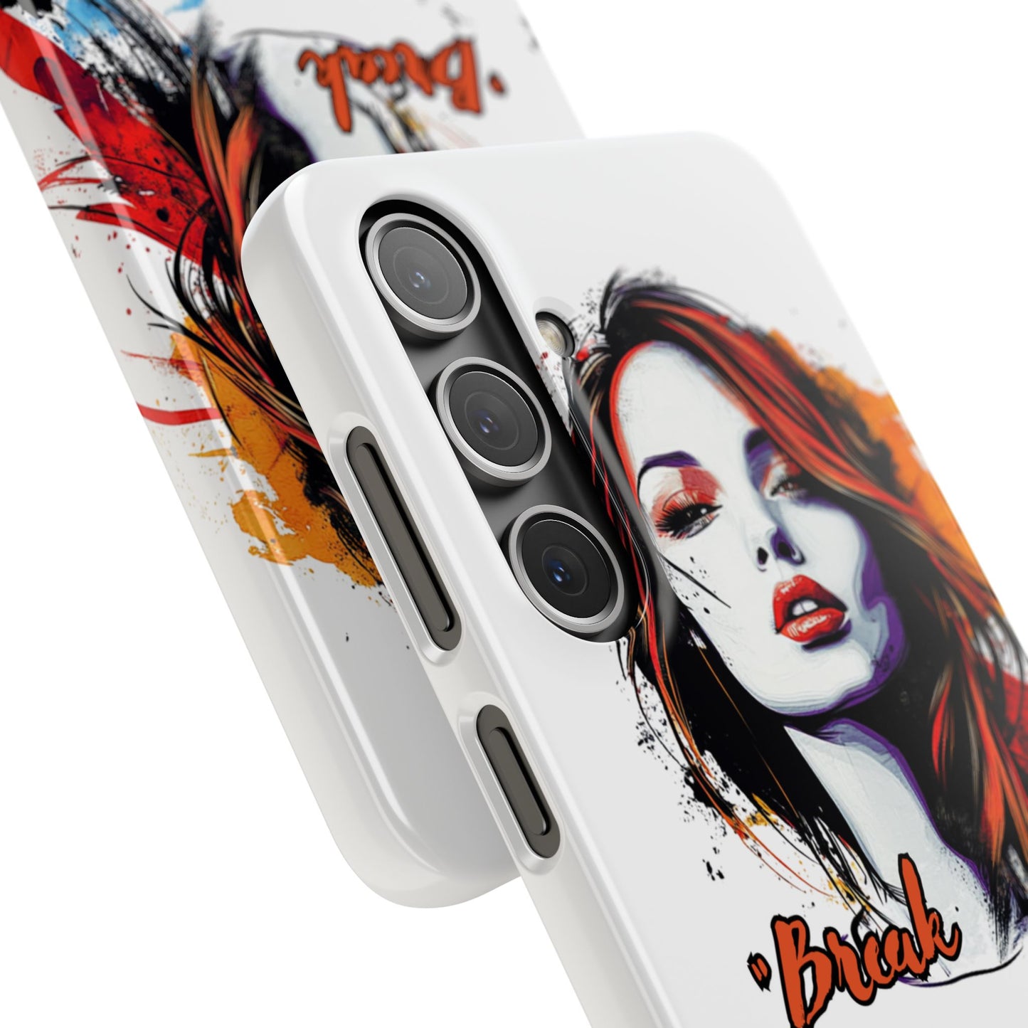 Empowering Art Snap Cases, Phone Cover, Break the Chains of Silence, Unique Gift, Inspirational Tech Accessories