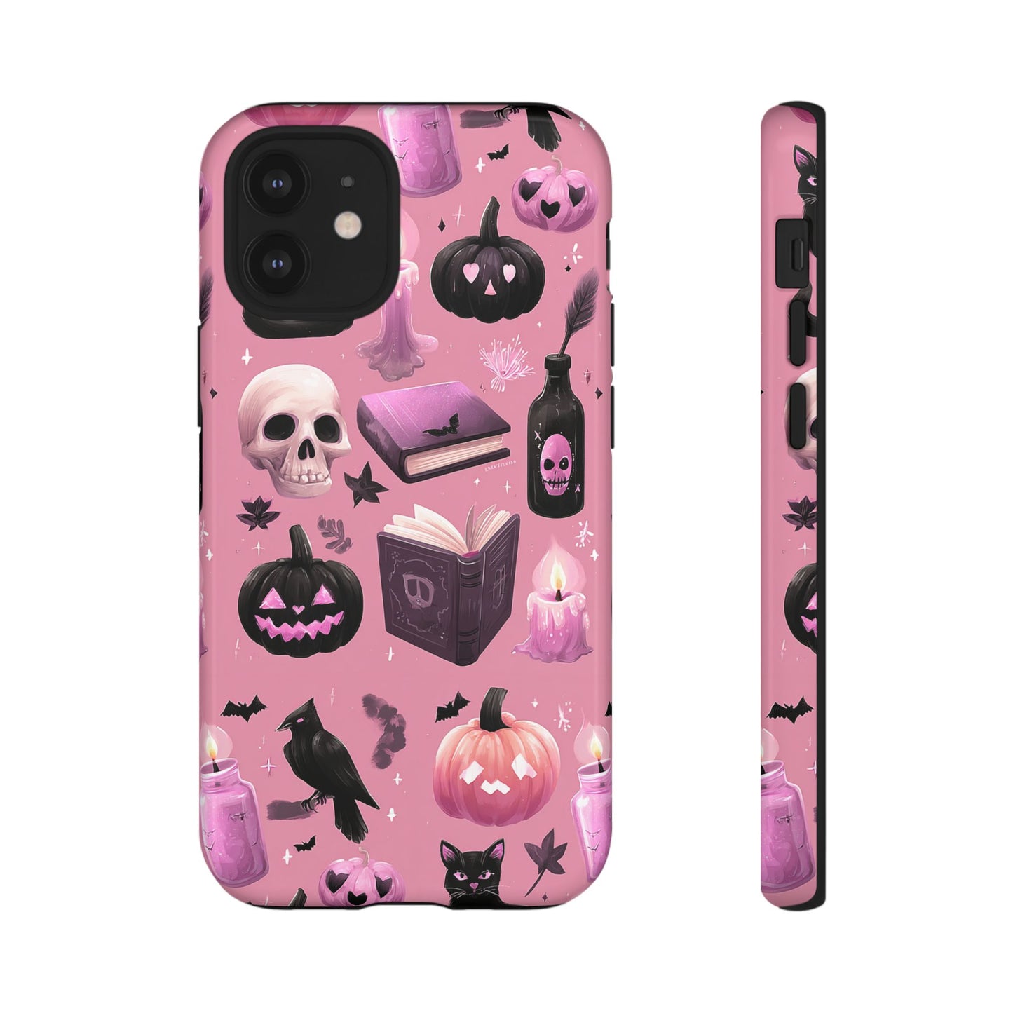 Spooky Phone Case - Halloween Design, Cute Costume Accessory, Fall Decor, Gift for Cat Lovers, Witchy Vibes, Trick or Treat