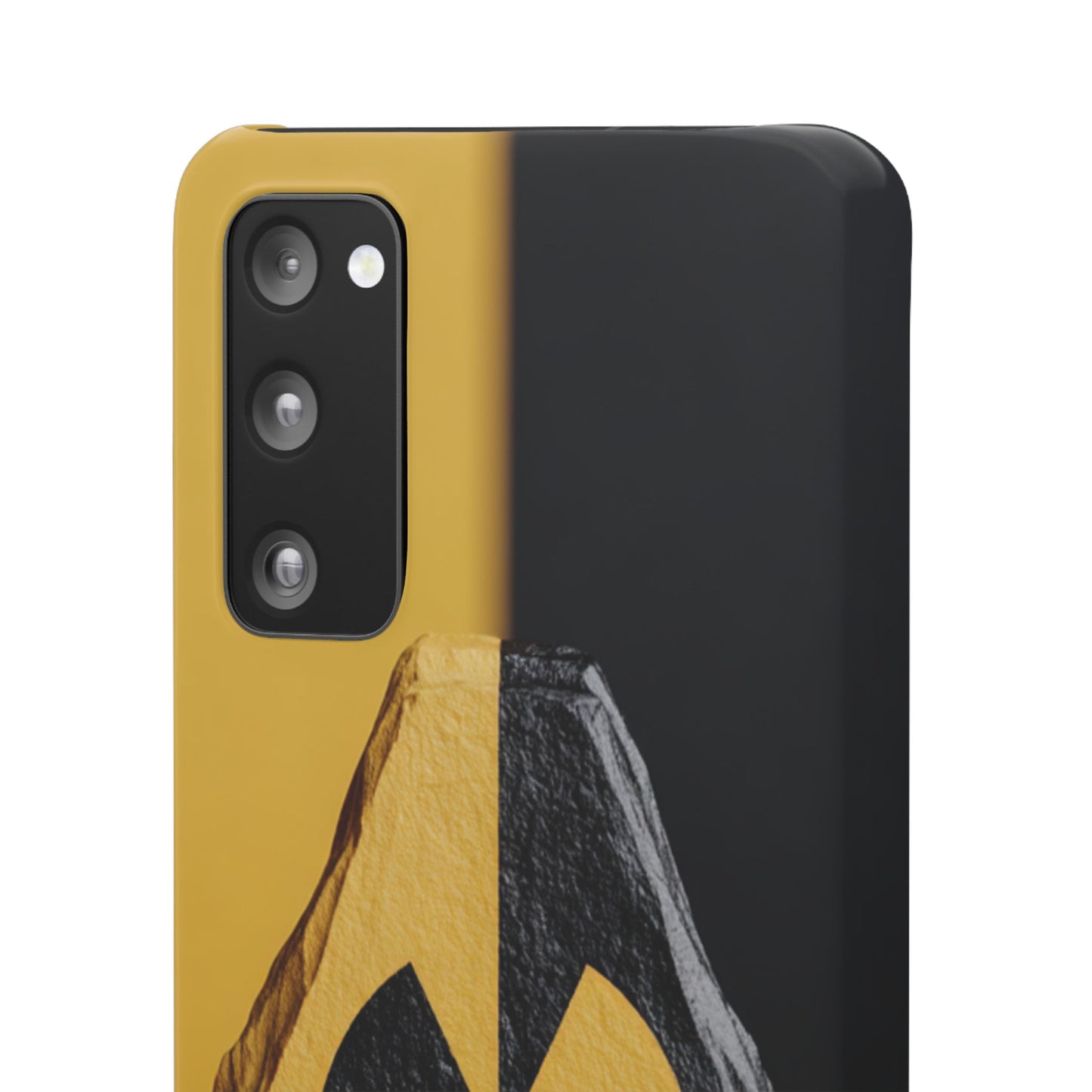 Bold Graphic Snap Case, Radiation Symbol Phone Cover, Trendy Phone Accessory, Unique Gift for Tech Lovers, Stylish Mobile Case