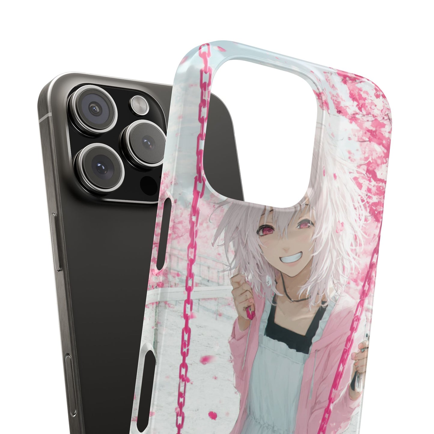 Anime Character Snap Cases for Phone, Cute Aesthetic Phone Cover, Gifts for Otaku, Floral Design, Unique Phone Cases