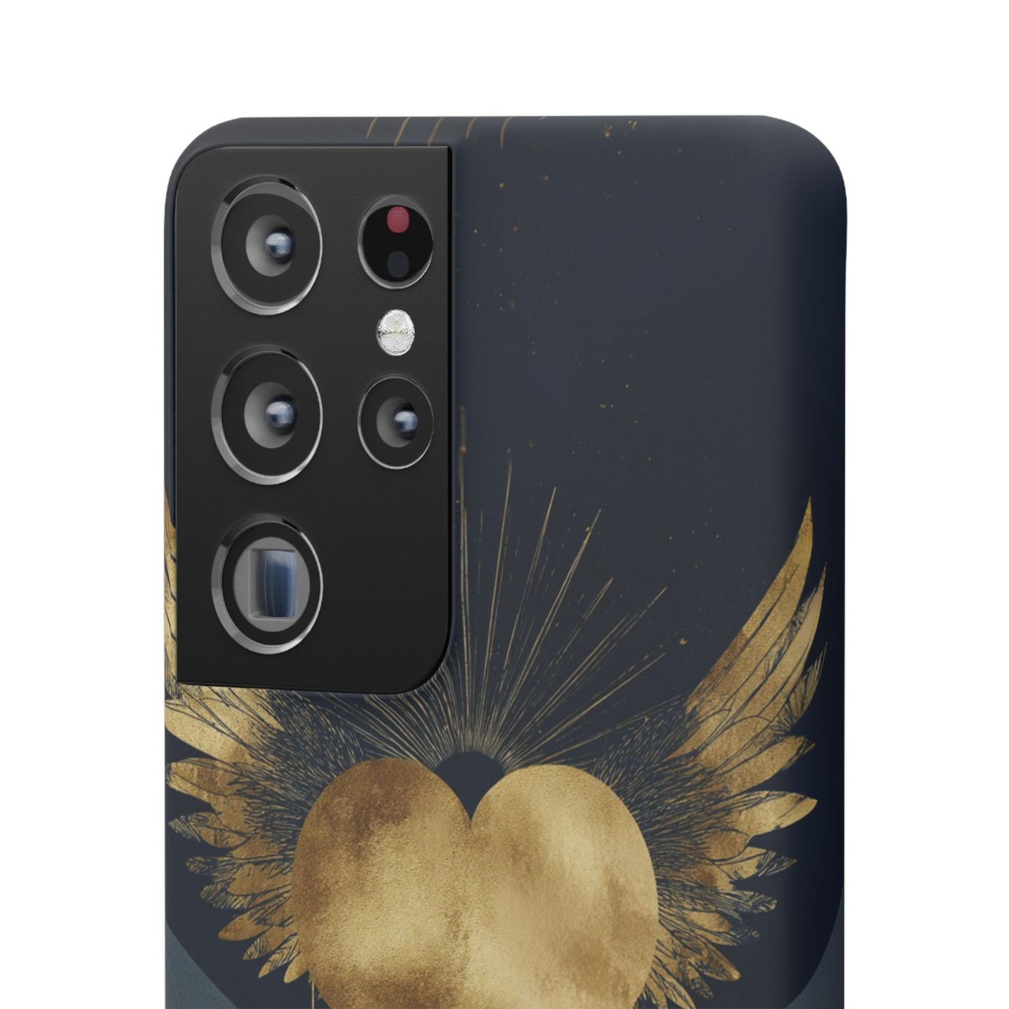 Heart Wing Snap Case, Elegant Phone Cover, Unique Gift, Artistic Accessory, Protective Case for Love and Romance