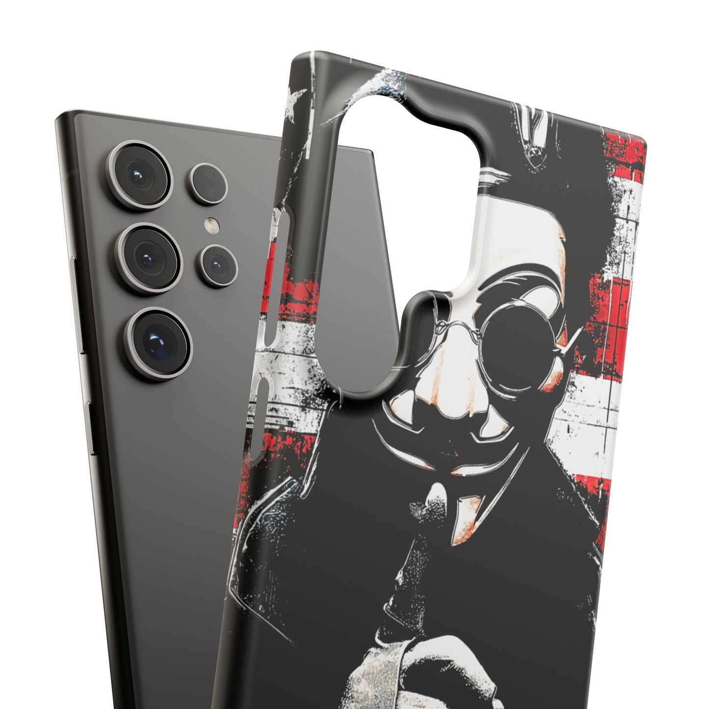Anonimous & Guy Fawkes Art Snap Case and Protective Phone Cover For iPhone and Samsung