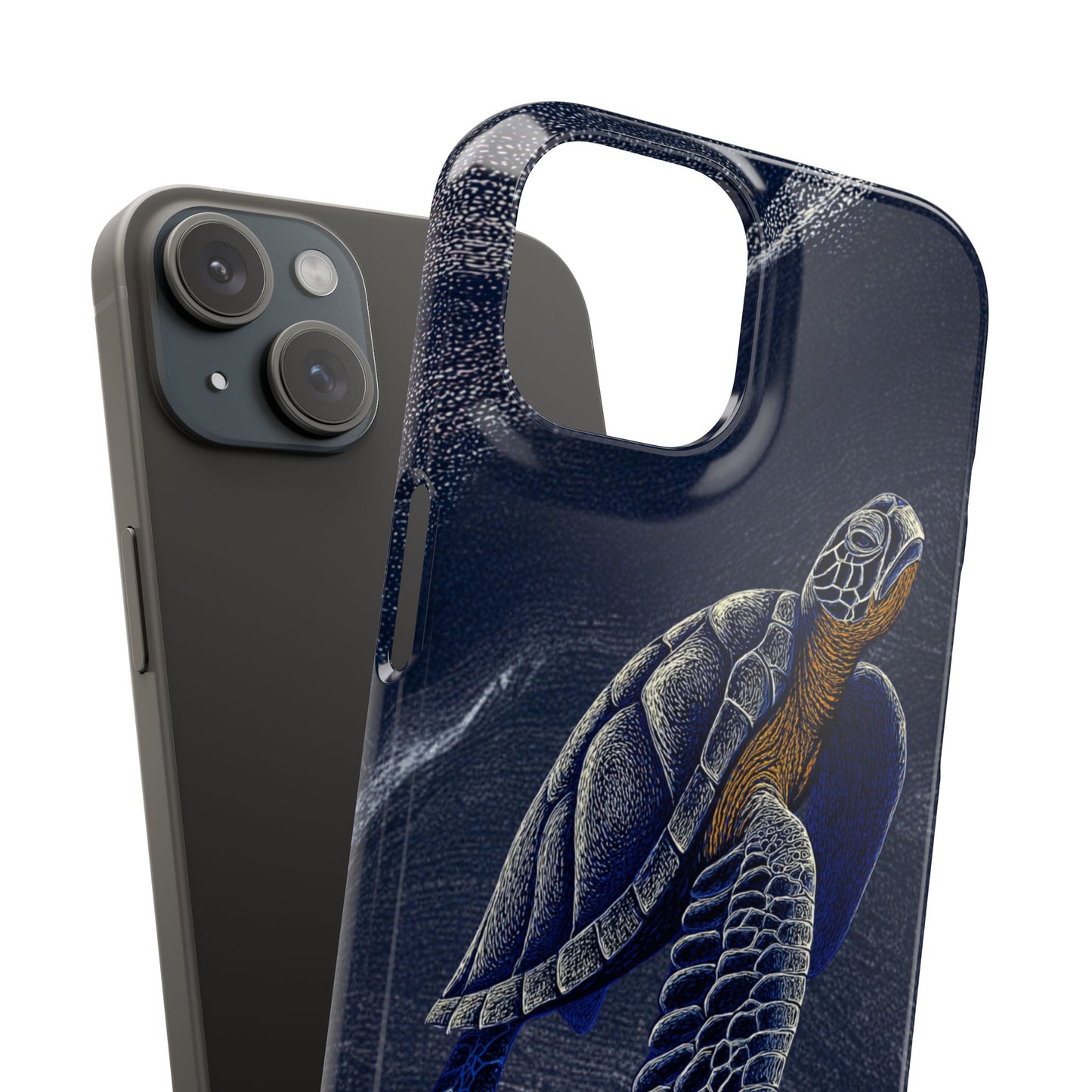 Marine Turtle Snap Case for Nature Lovers Phone Covers For Iphones and Samsungs Customization