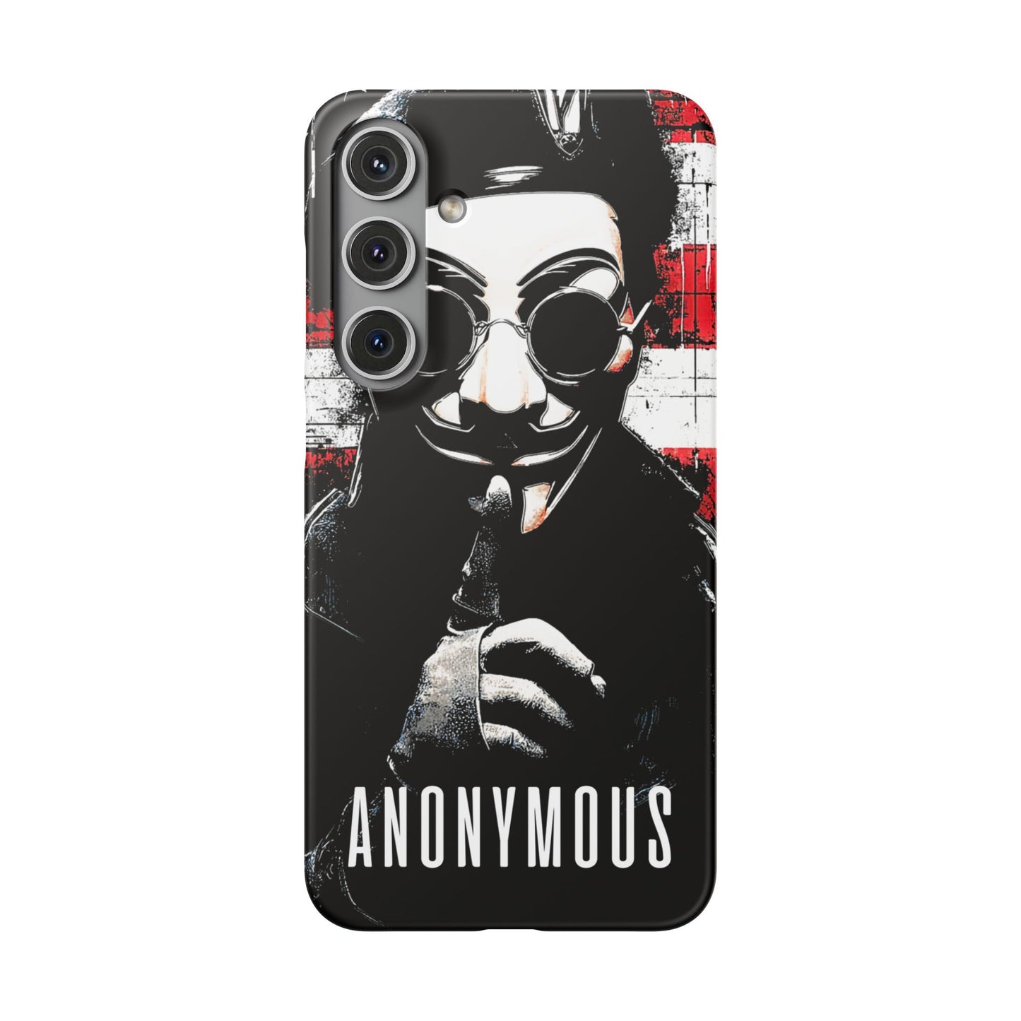 Anonimous & Guy Fawkes Art Snap Case and Protective Phone Cover For iPhone and Samsung