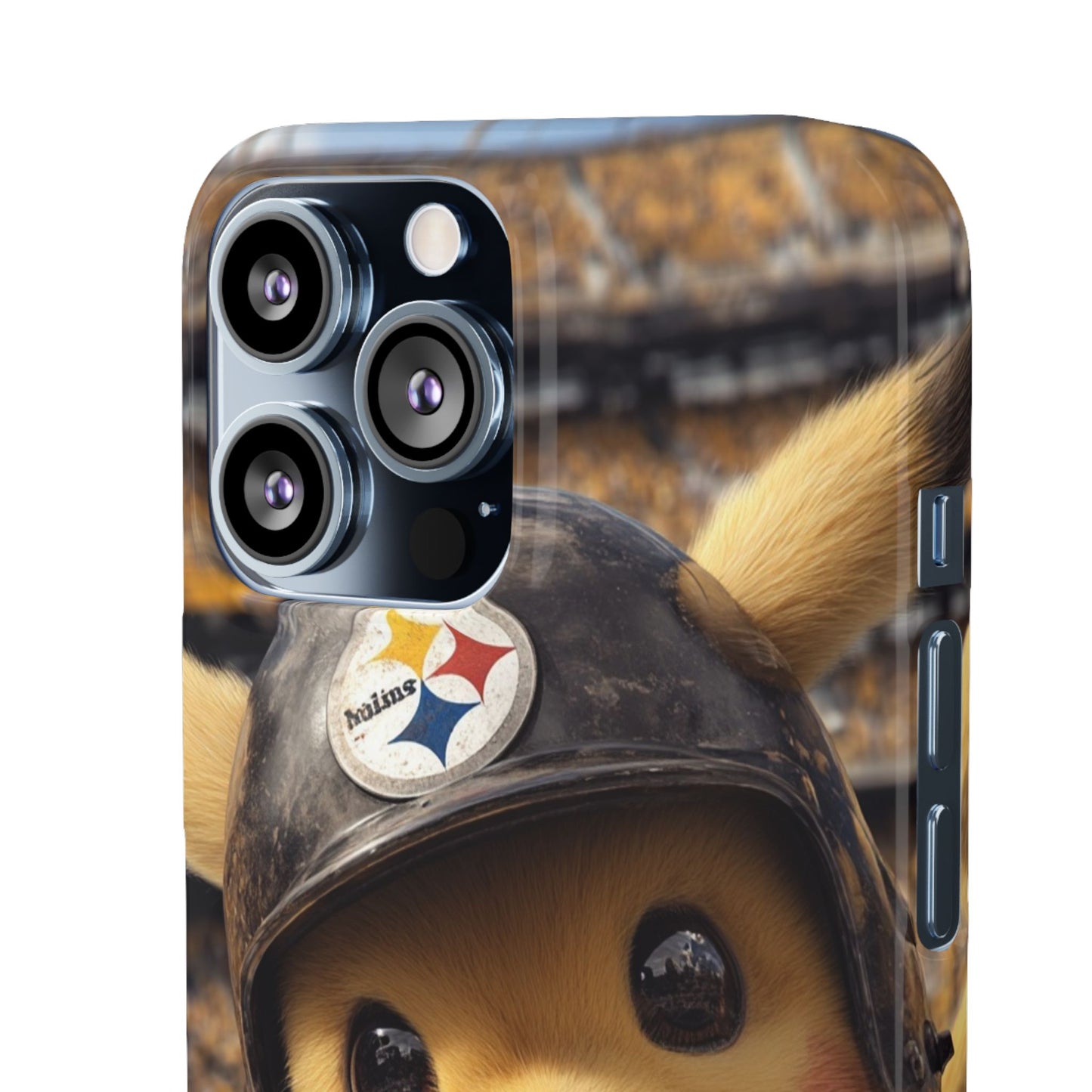 Fun Character Sports Snap Case, Phone Case, Fun Tech Accessory, Cute Gift for Gamers, Football Lovers, Kids.