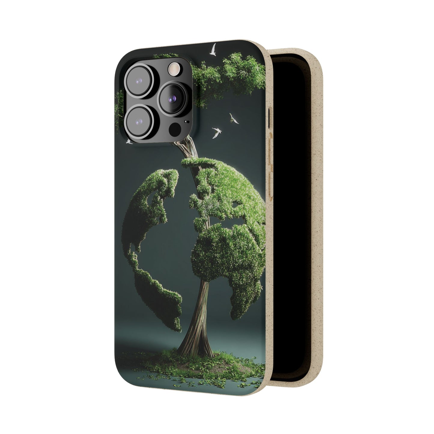 Eco-Friendly Phone Case with Nature Design, Sustainable iPhone Cover, Biodegradable Cellphone Accessories, Green Earth Gift, Earth Day [...]
