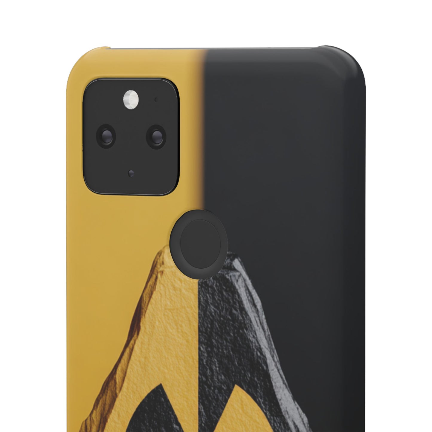 Bold Graphic Snap Case, Radiation Symbol Phone Cover, Trendy Phone Accessory, Unique Gift for Tech Lovers, Stylish Mobile Case