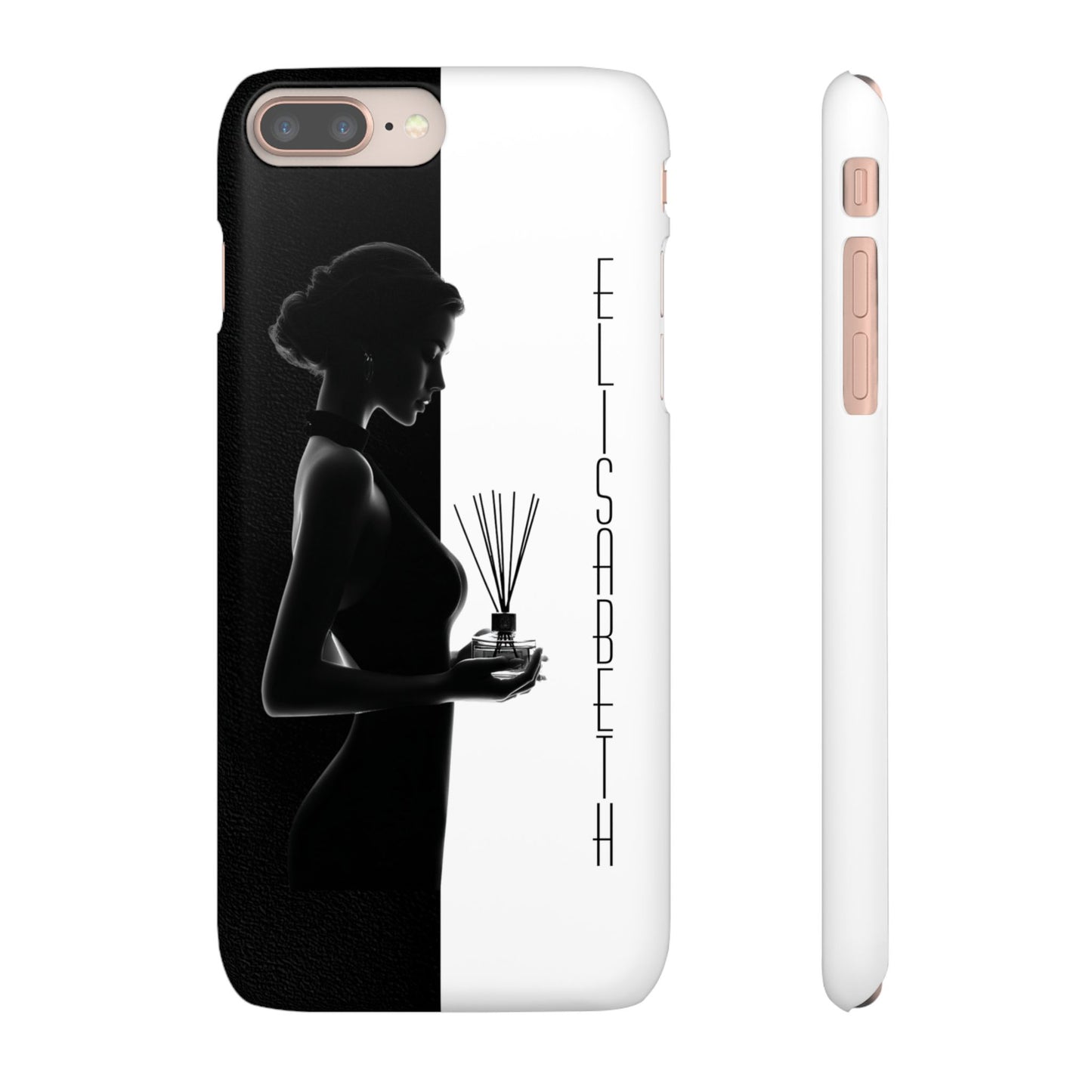 Custom Black and White Snap Case for Women Phone Cover for iPhone and Samsung