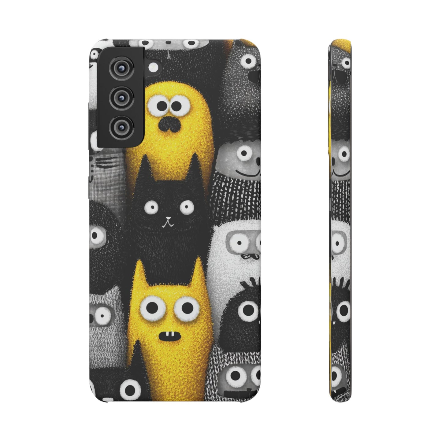 Colorful Character Snap Cases, Cute Phone Cover, Unique Gift for Kids, Fun Accessory, Perfect for Birthdays, Holidays