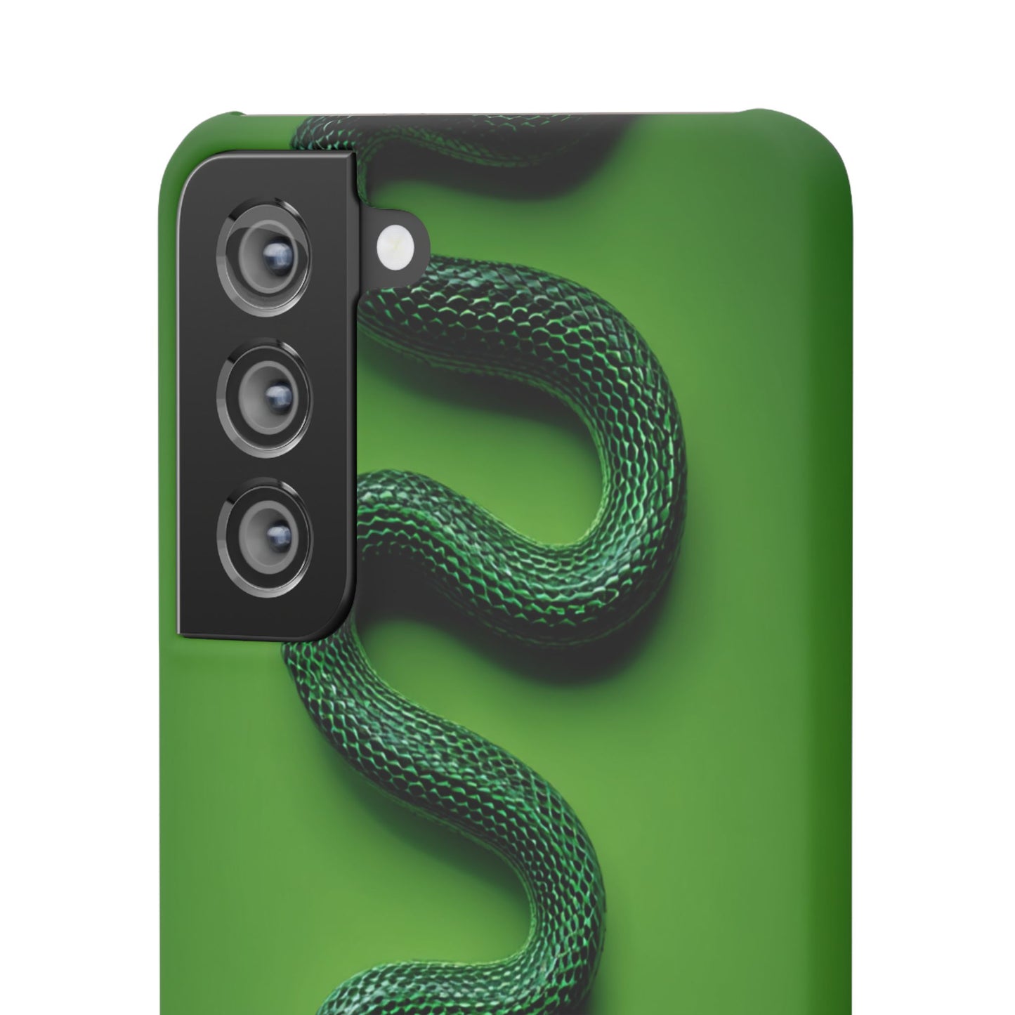 Green Snake Snap Case for iPhone, Stylish Phone Cover, Unique Gift, Trendy Accessory, Birthday, Nature Lover's Phone Case