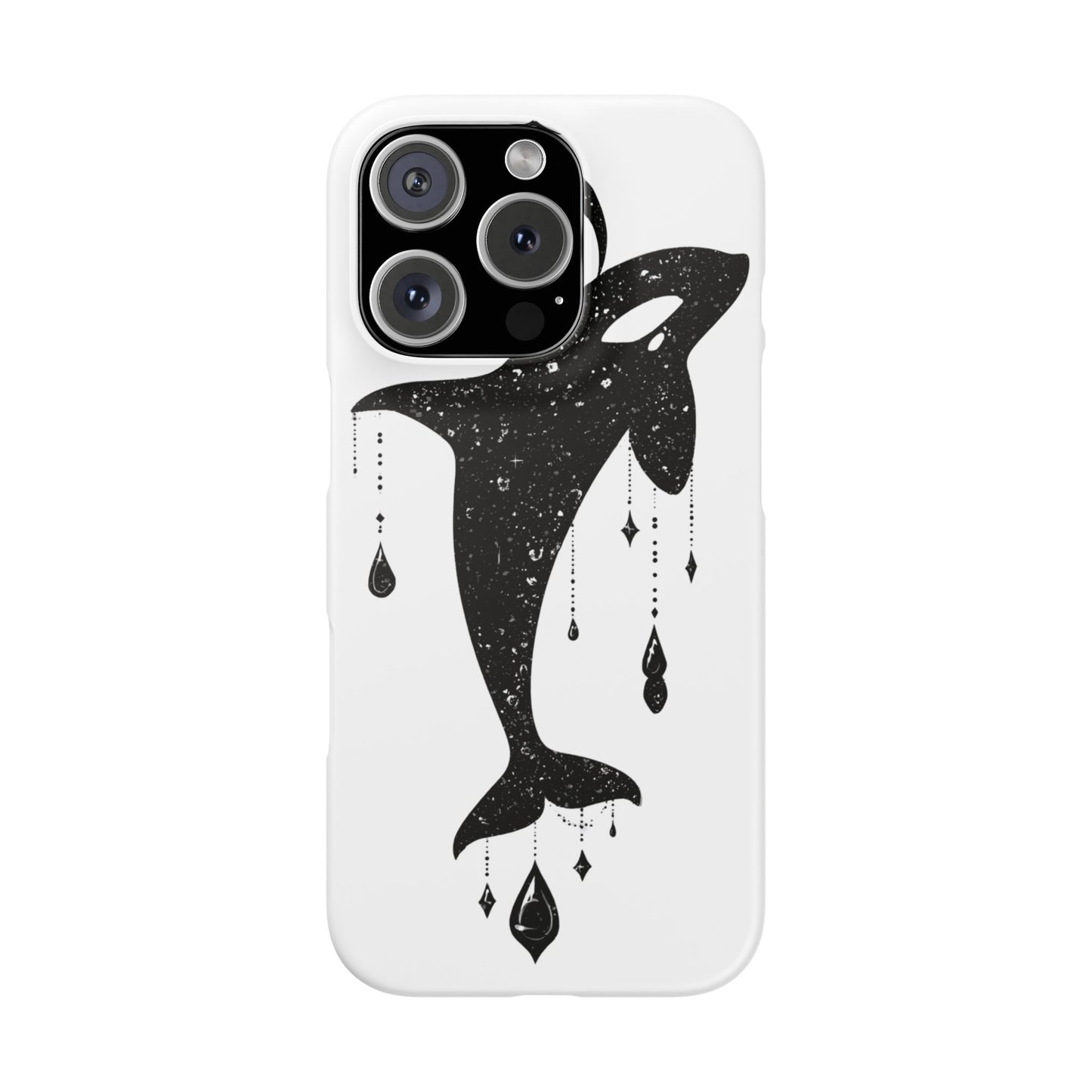 Celestial Orca Snap Case | Phone Cover, Whale Lover Gift, Cosmic Decor, Unique Art, Ocean Vibe