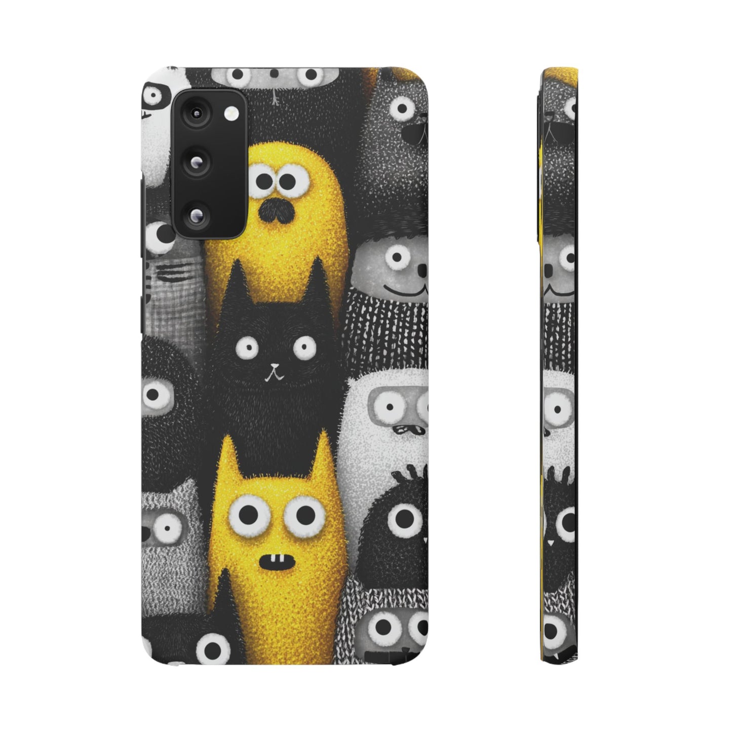 Colorful Character Snap Cases, Cute Phone Cover, Unique Gift for Kids, Fun Accessory, Perfect for Birthdays, Holidays