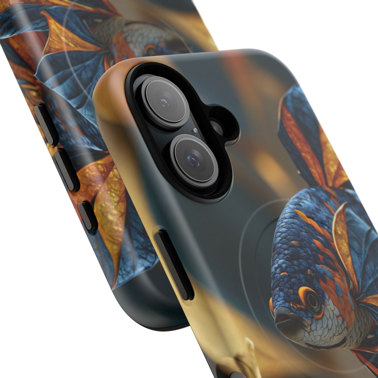 Koi Fish Tough Magnetic Phone Case — Protective Artistic Fish Design