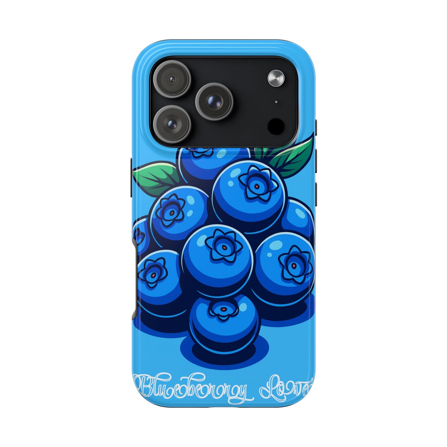 iPhone 17 Blueberry Delight Tough Phone Case, Cute Phone Cover, Fruit Lover Gift, Durable Phone Protector, Unique Smartphone Accessories