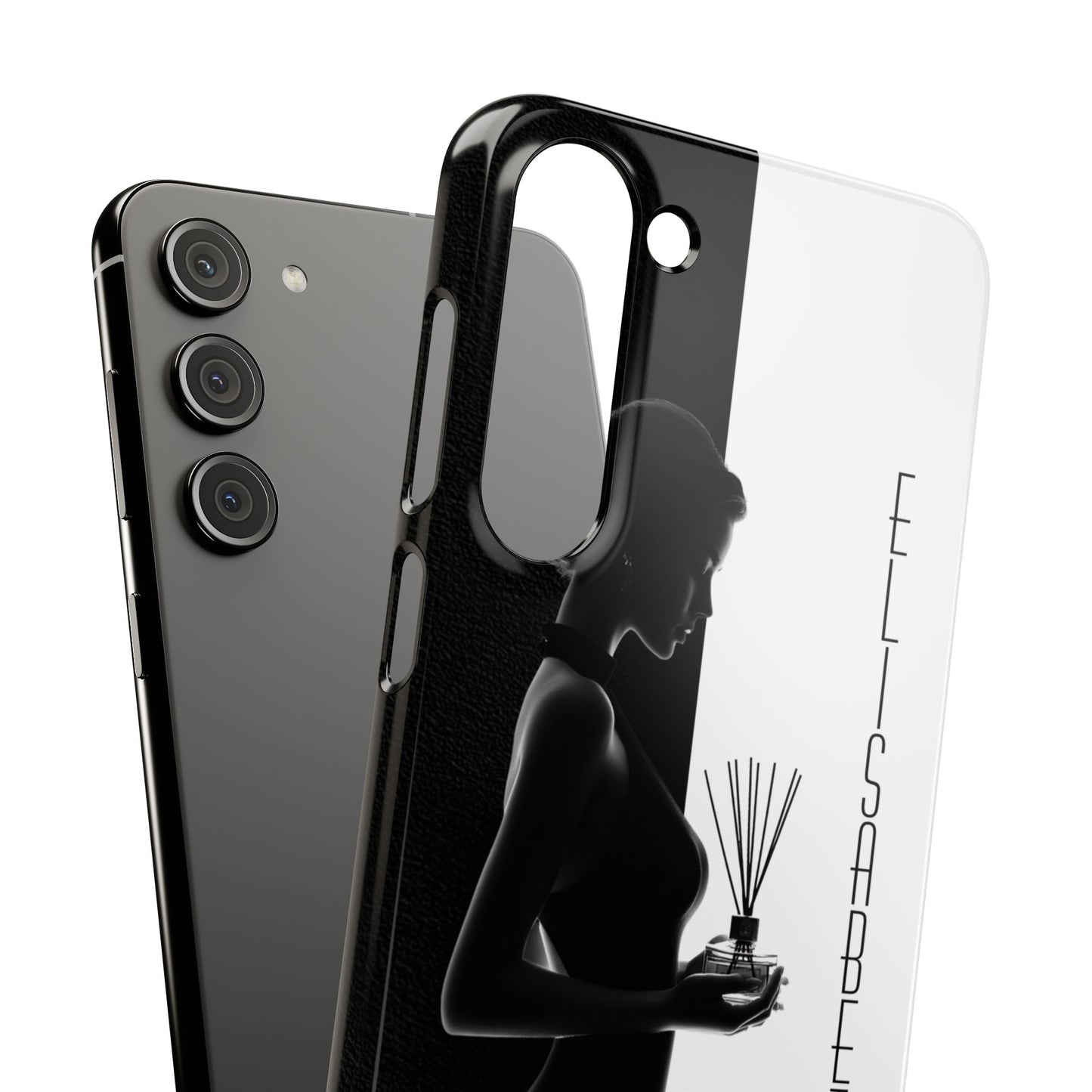 Custom Black and White Snap Case for Women Phone Cover for iPhone and Samsung