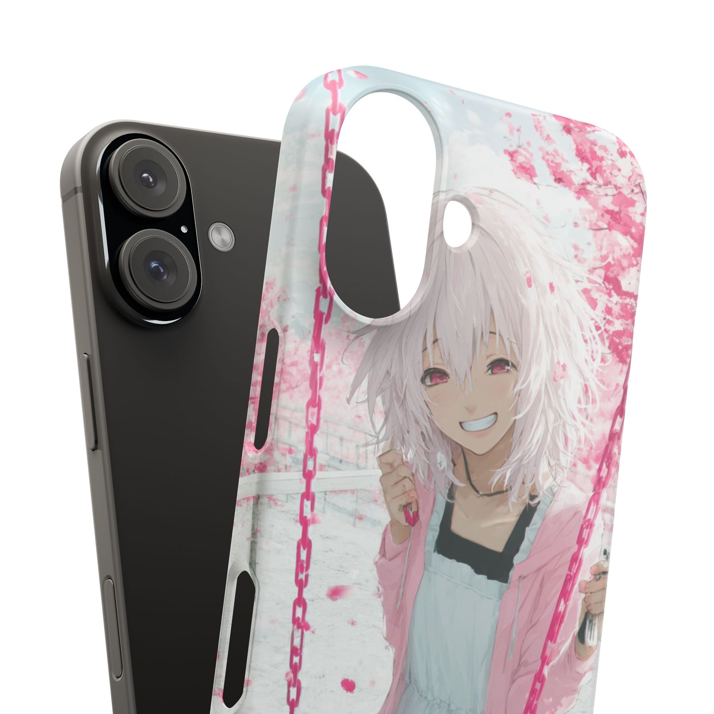 Anime Character Snap Cases for Phone, Cute Aesthetic Phone Cover, Gifts for Otaku, Floral Design, Unique Phone Cases
