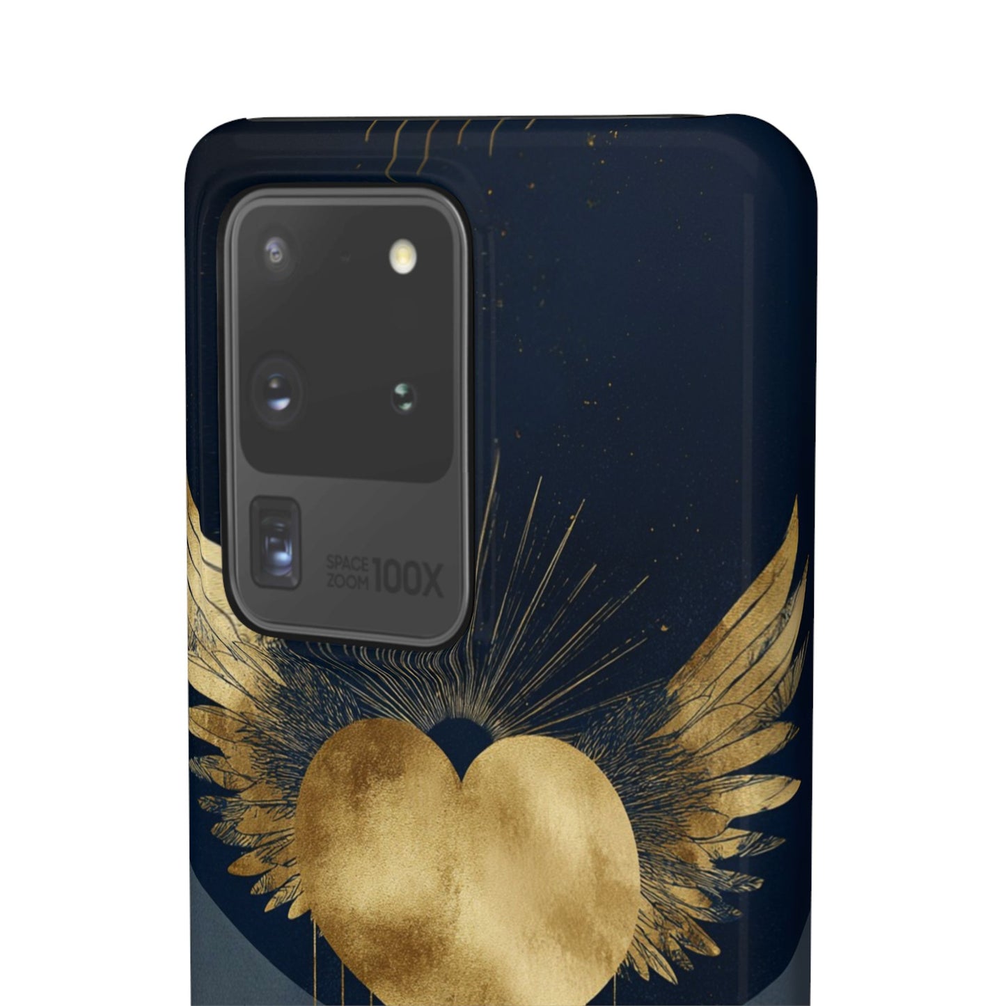 Heart Wing Snap Case, Elegant Phone Cover, Unique Gift, Artistic Accessory, Protective Case for Love and Romance