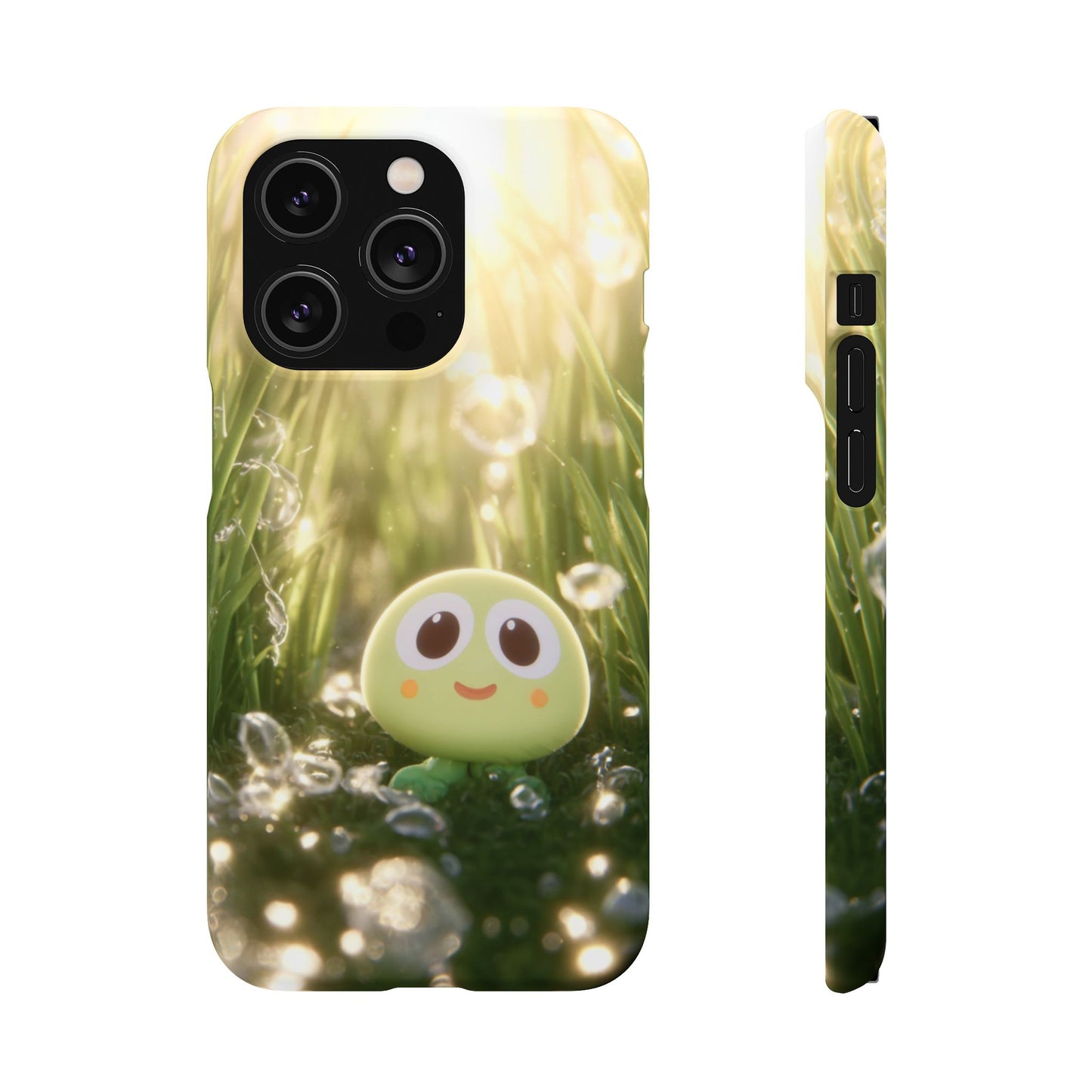 Cute Nature-Inspired Snap Case, Cartoon Phone Cover, Eco-Friendly Gift, Fun Accessory, Personalized Phone Case, Nature Lover's Gift