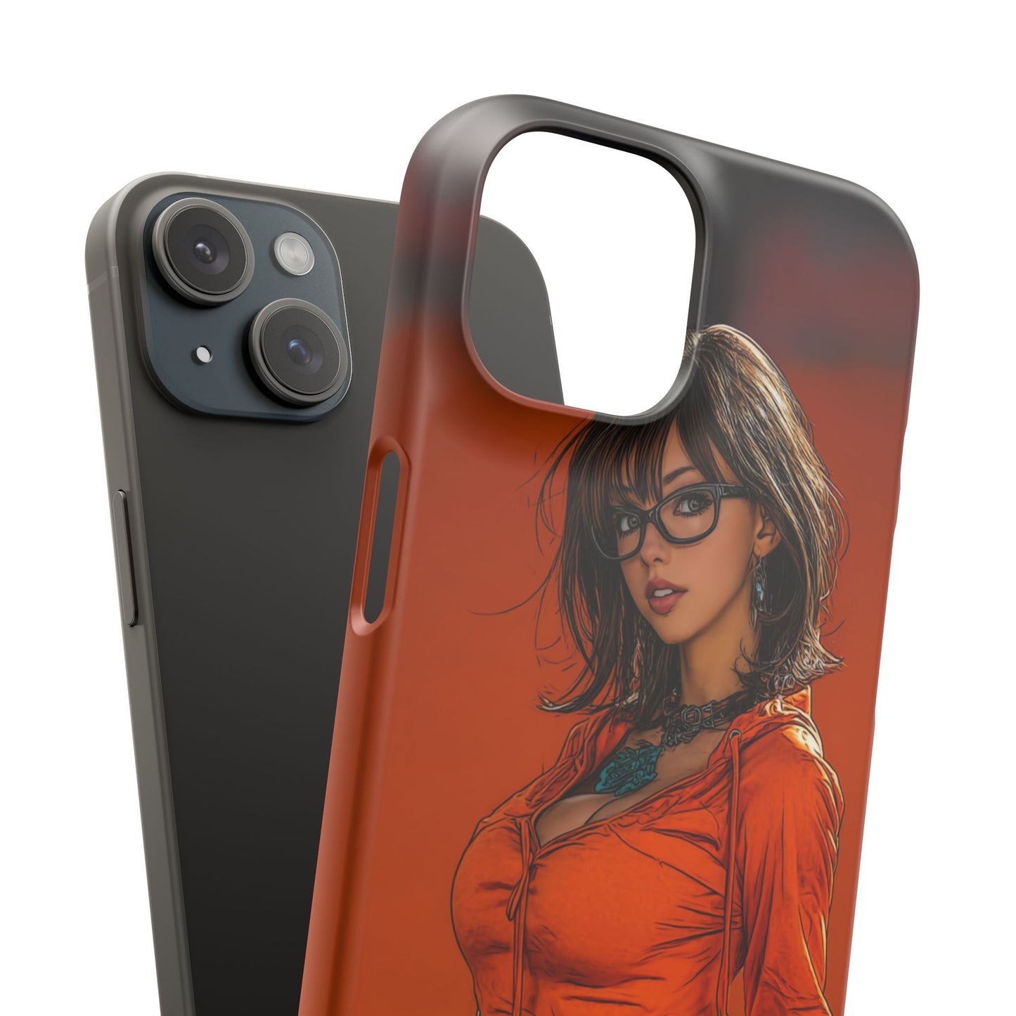 Velma Dinkley Cleveland Browns Fan Snap Cases, Phone Cover, Cartoon Style Art, Custom Case, Protective Shell