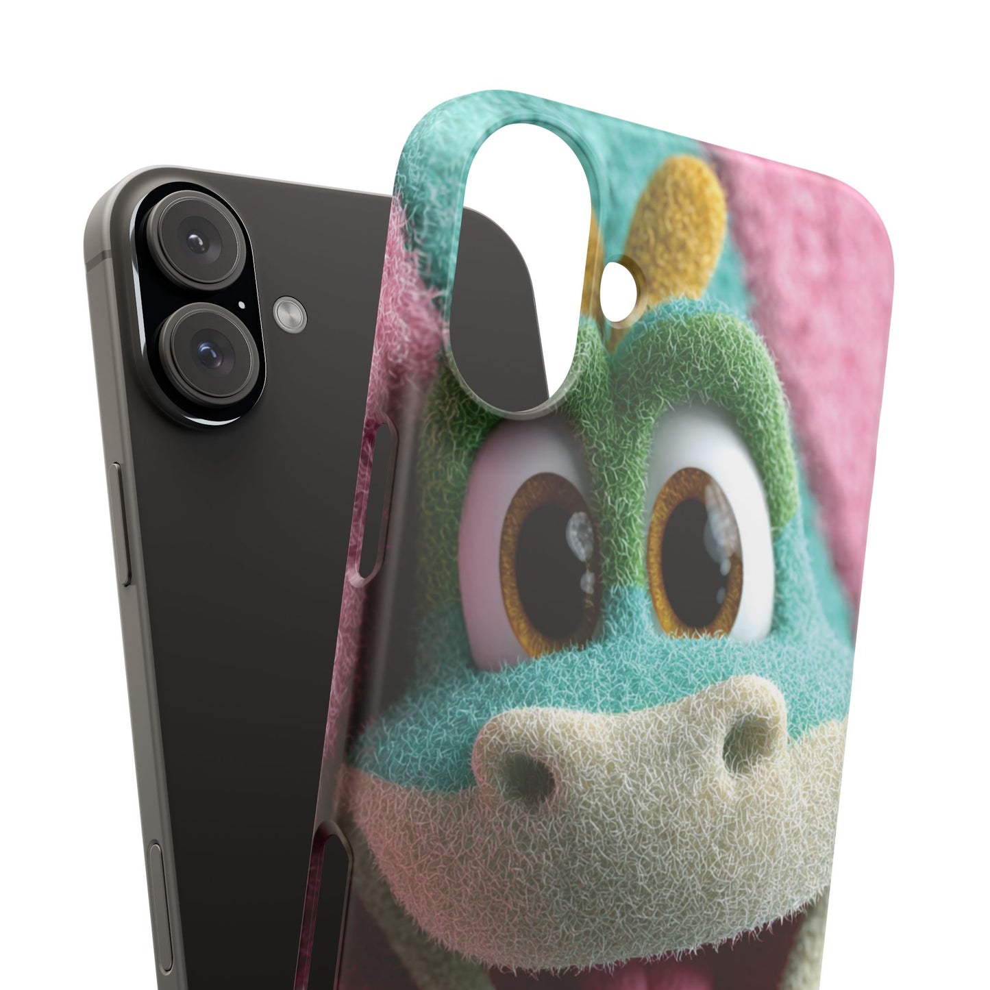 Fun Dino Snap Case for Kids | Cute Phone Cover | Colorful Mobile Accessory | Birthday Gift | Child's Tech Style