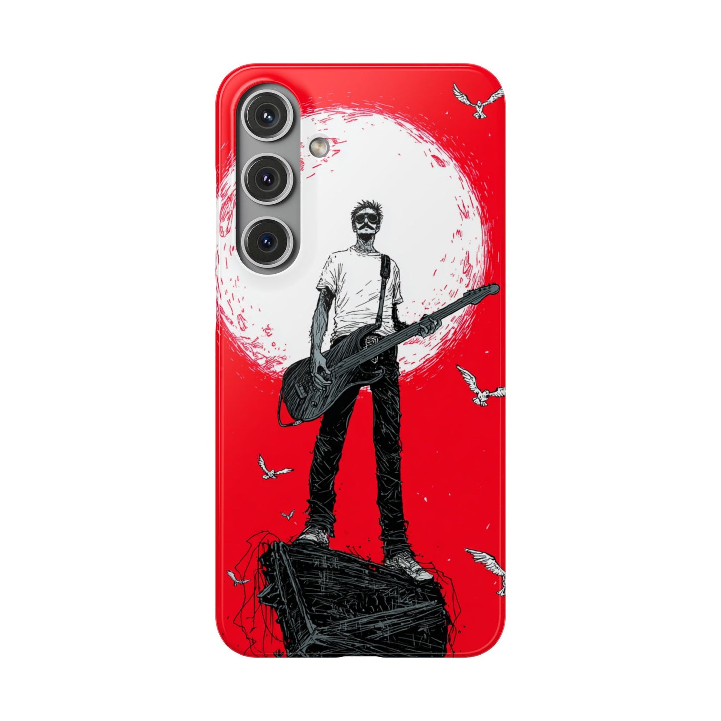 Rock & Roll Snap Cases - Music Lover's Phone Protection, Edgy Art, Gift for Guitarists, Cool Accessory for Teens