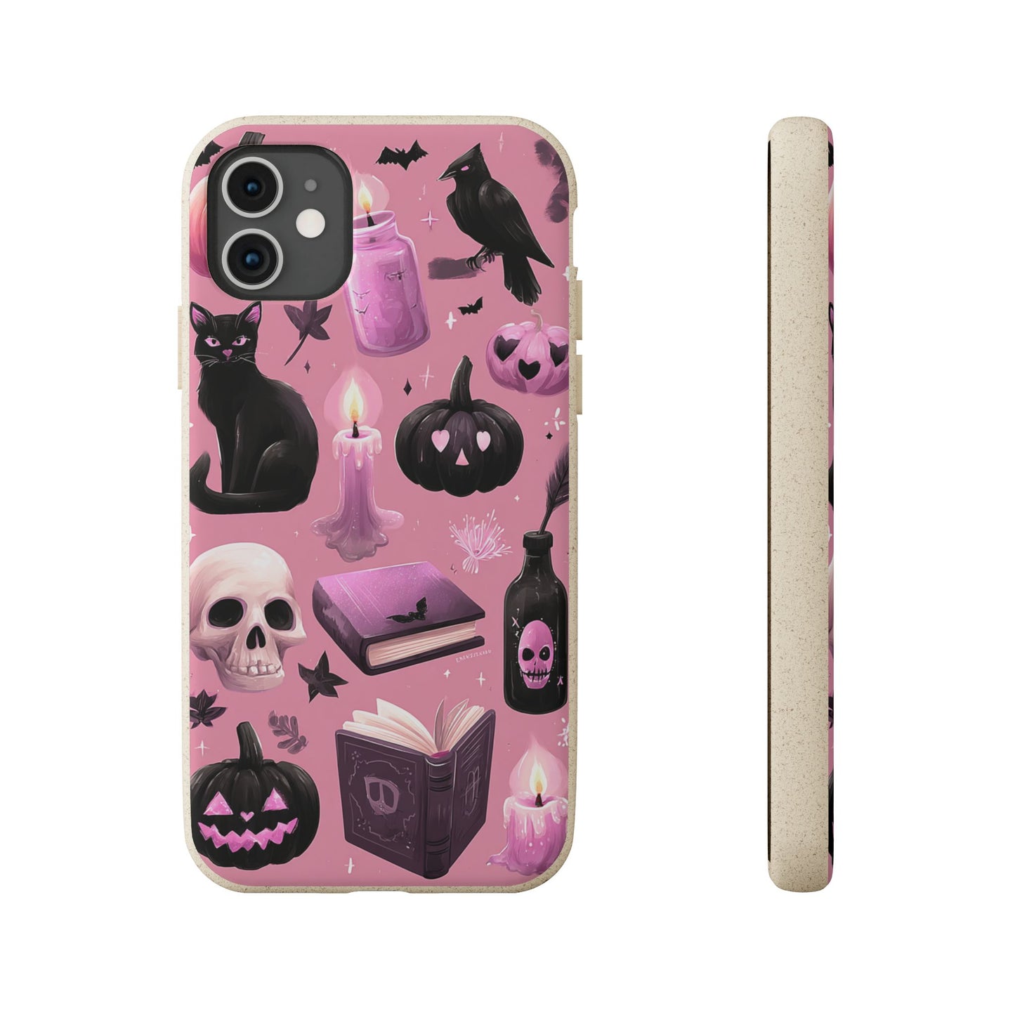 Halloween-Inspired Biodegradable Phone Case, Eco-Friendly Cell Phone Cover, Cute Goth Aesthetic Gift, Sustainable Halloween Decor, [...]