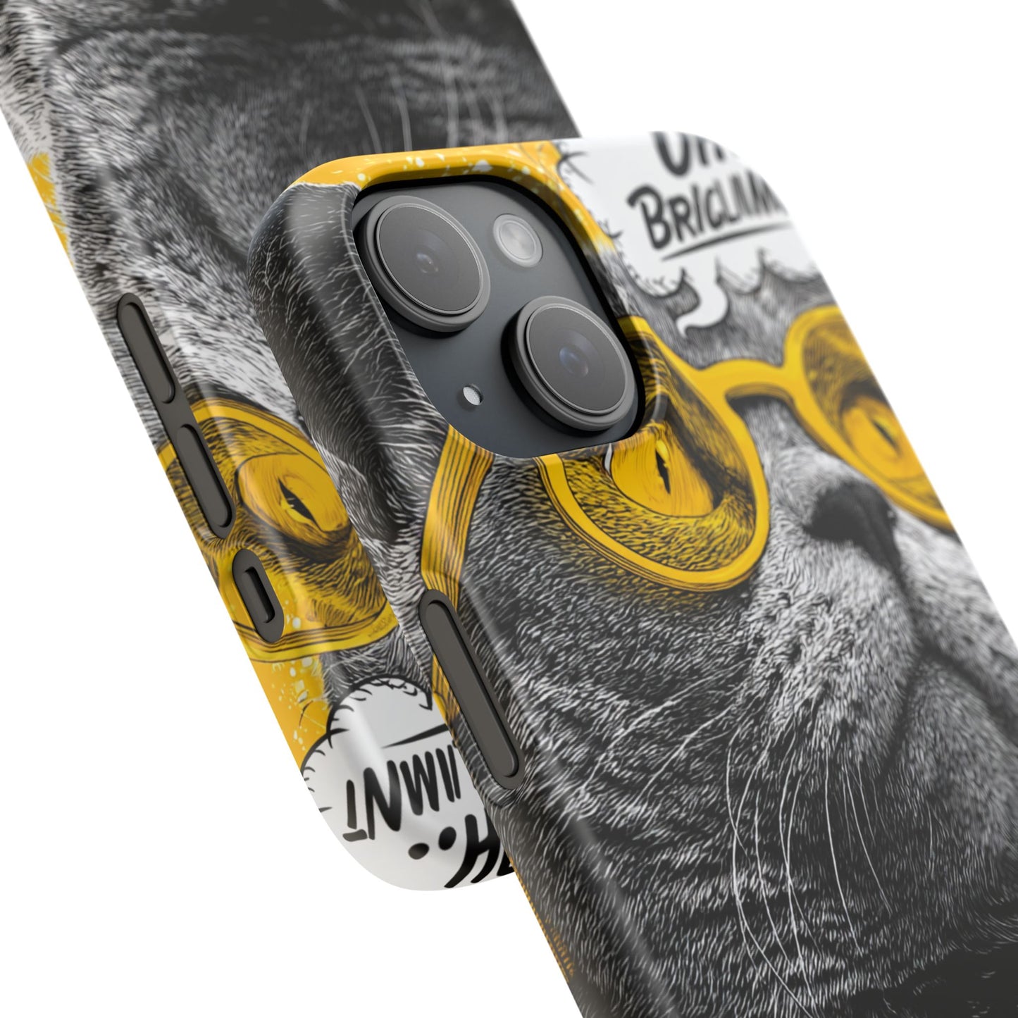 Playful Cat Snap Case - Quirky Phone Cover for Cat Lovers, Gift for Pet Enthusiasts, Funny Accessory for Any Occasion