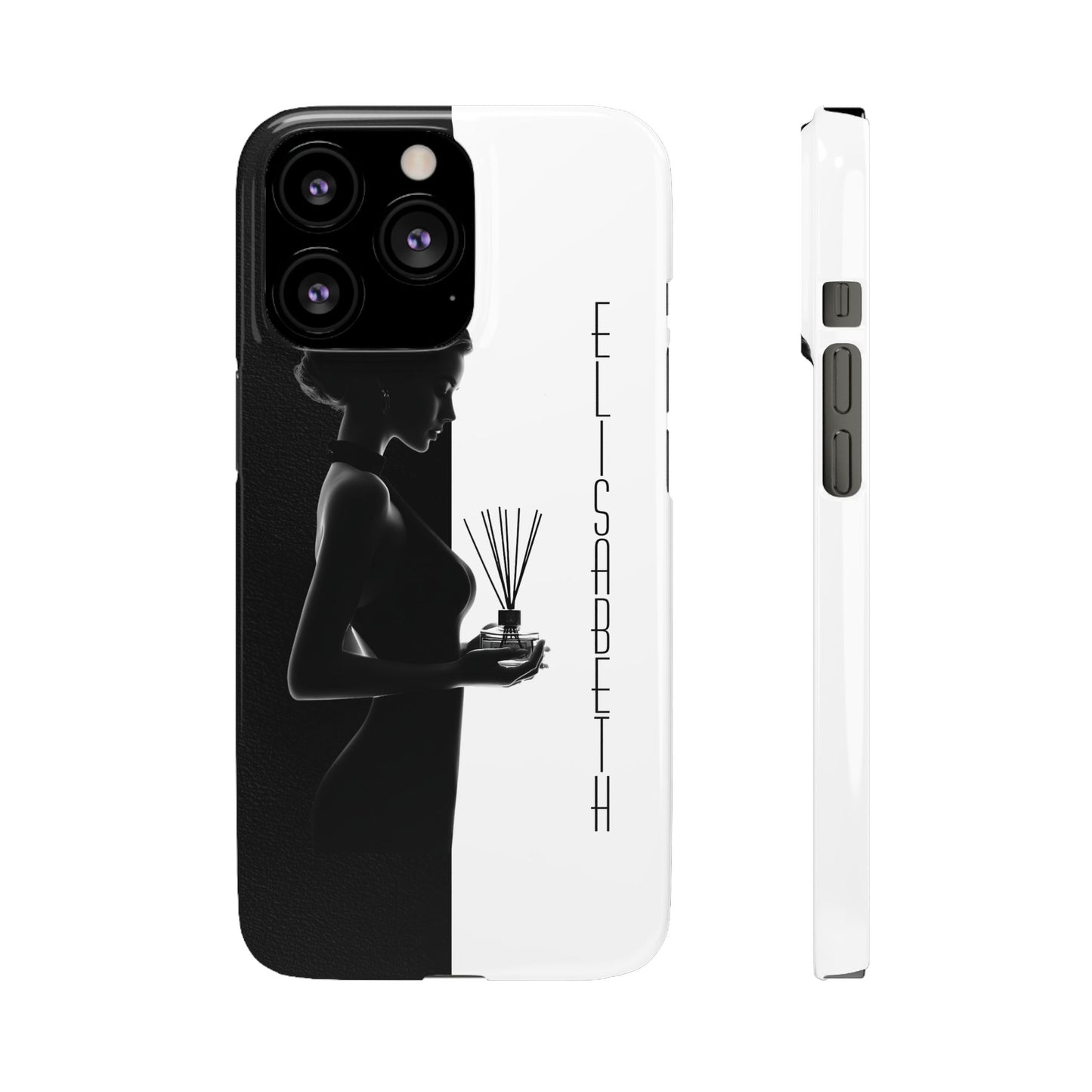 Custom Black and White Snap Case for Women Phone Cover for iPhone and Samsung