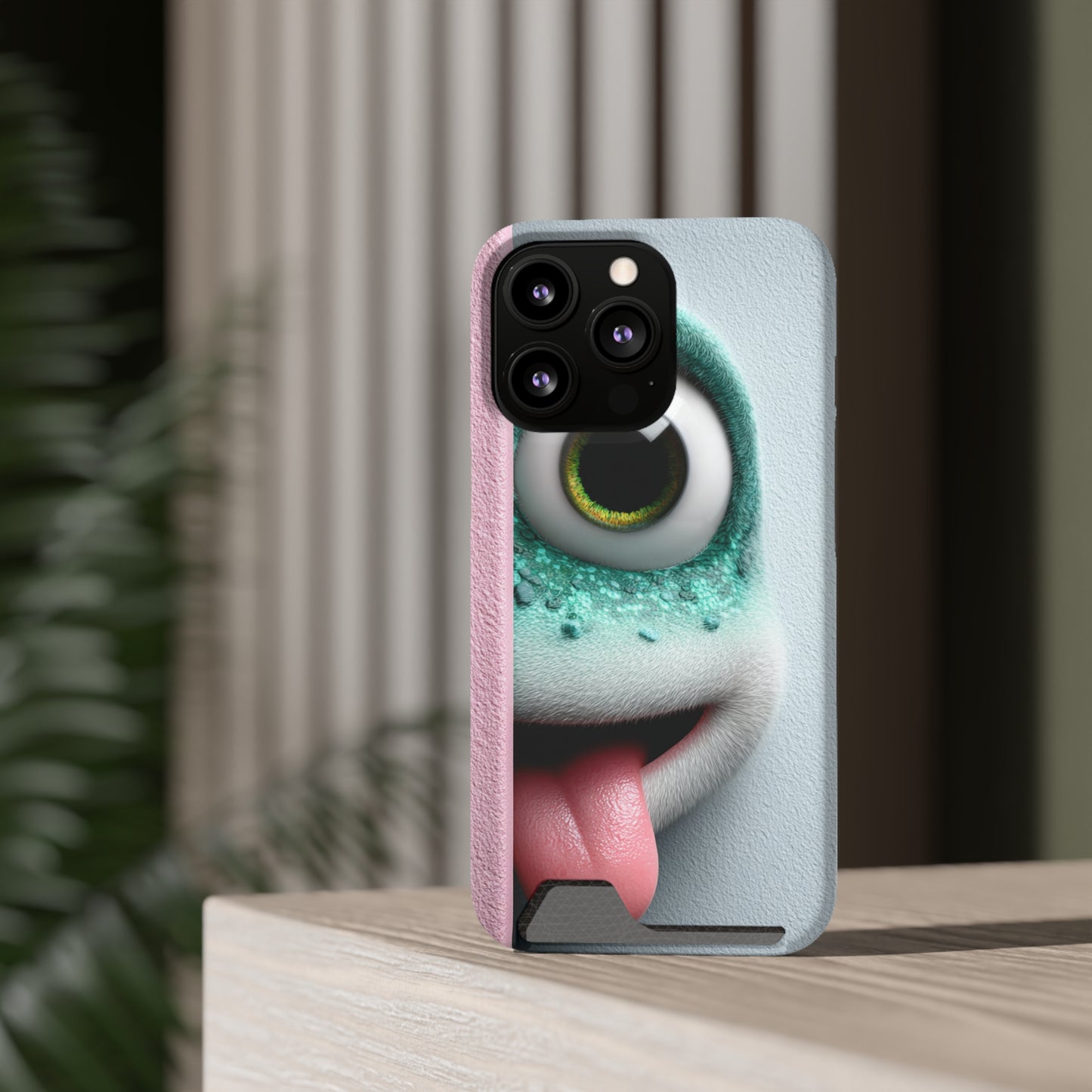 Funky Card Holder Phone Case - Whimsical Design, Cute Gift, Unique Accessories, Fun Mobile Cover, Stylish Phone Protection