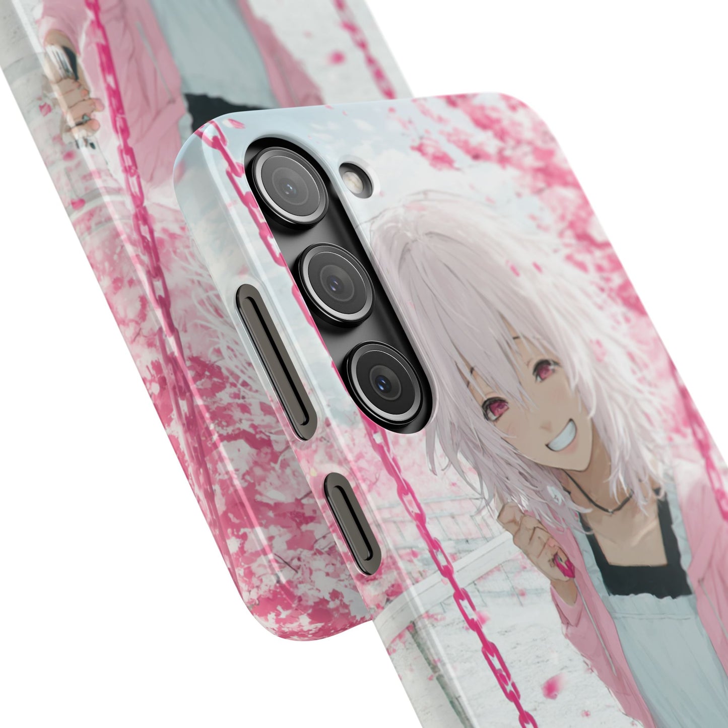 Anime Character Snap Cases for Phone, Cute Aesthetic Phone Cover, Gifts for Otaku, Floral Design, Unique Phone Cases
