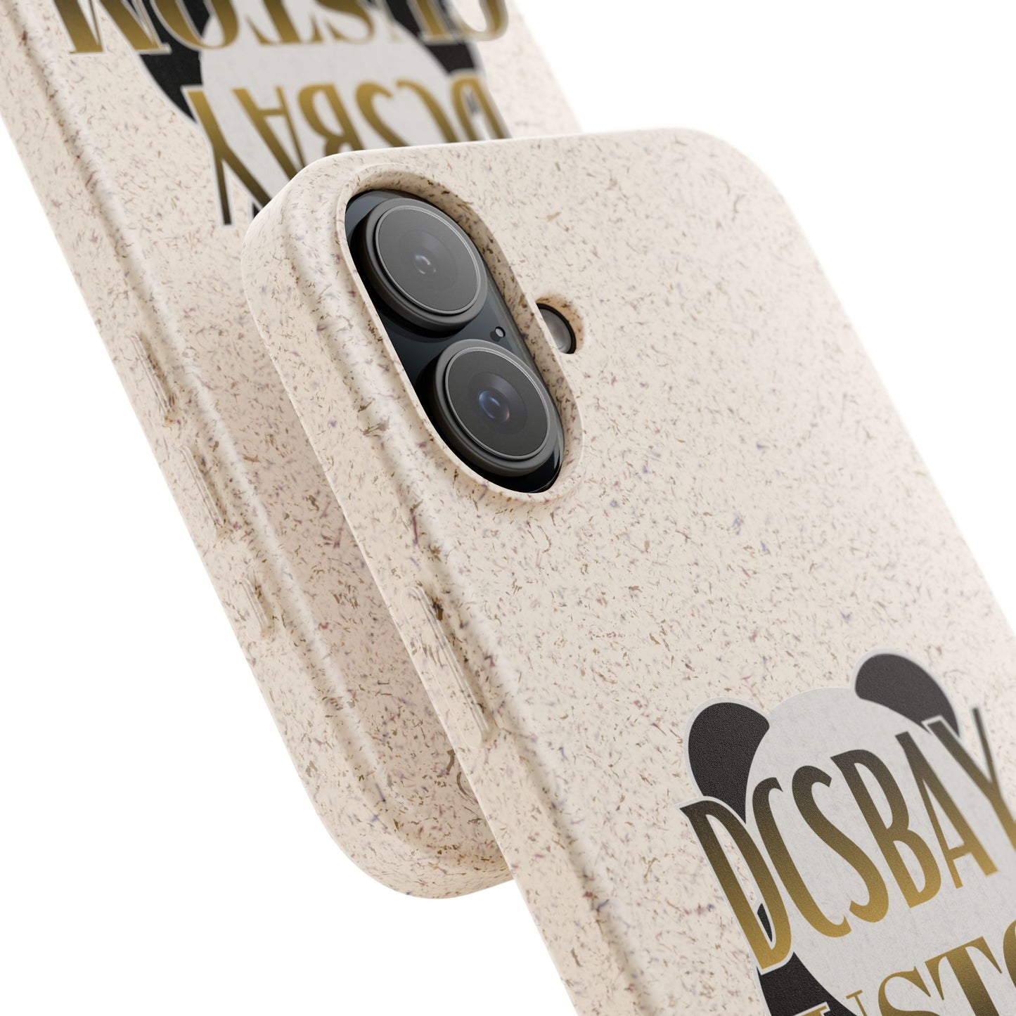 Biodegradable Panda Phone Case — Eco-Friendly Customizable iPhone Cover