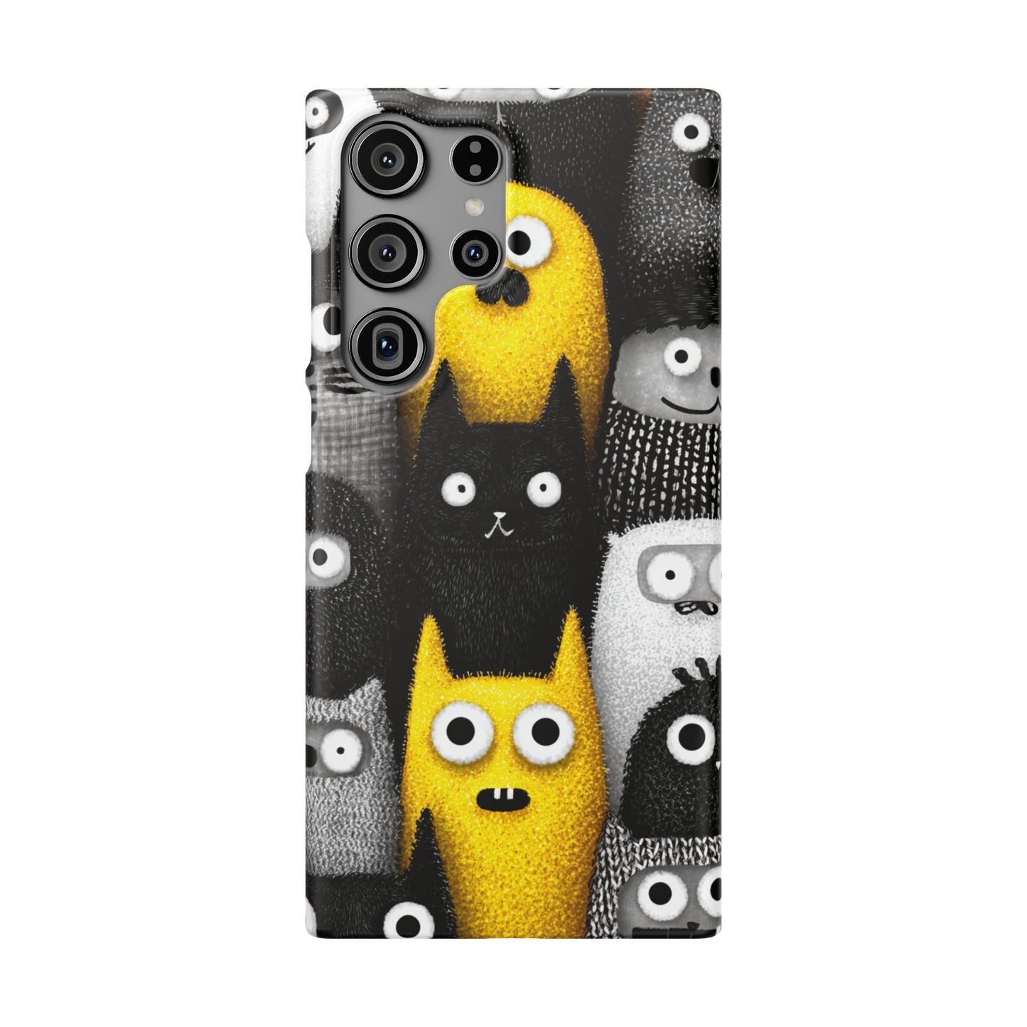 Colorful Character Snap Cases, Cute Phone Cover, Unique Gift for Kids, Fun Accessory, Perfect for Birthdays, Holidays