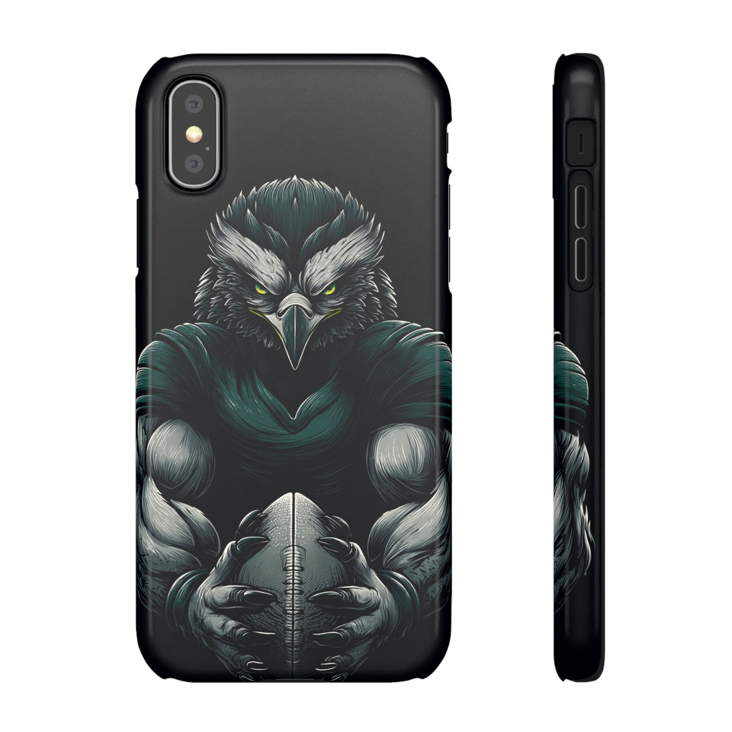 Philadelphia Eagles Art Snap Case, NFL Phone Cover, Sports Fan Gift, Football Team Accessories, Protective Cell Phone Shell