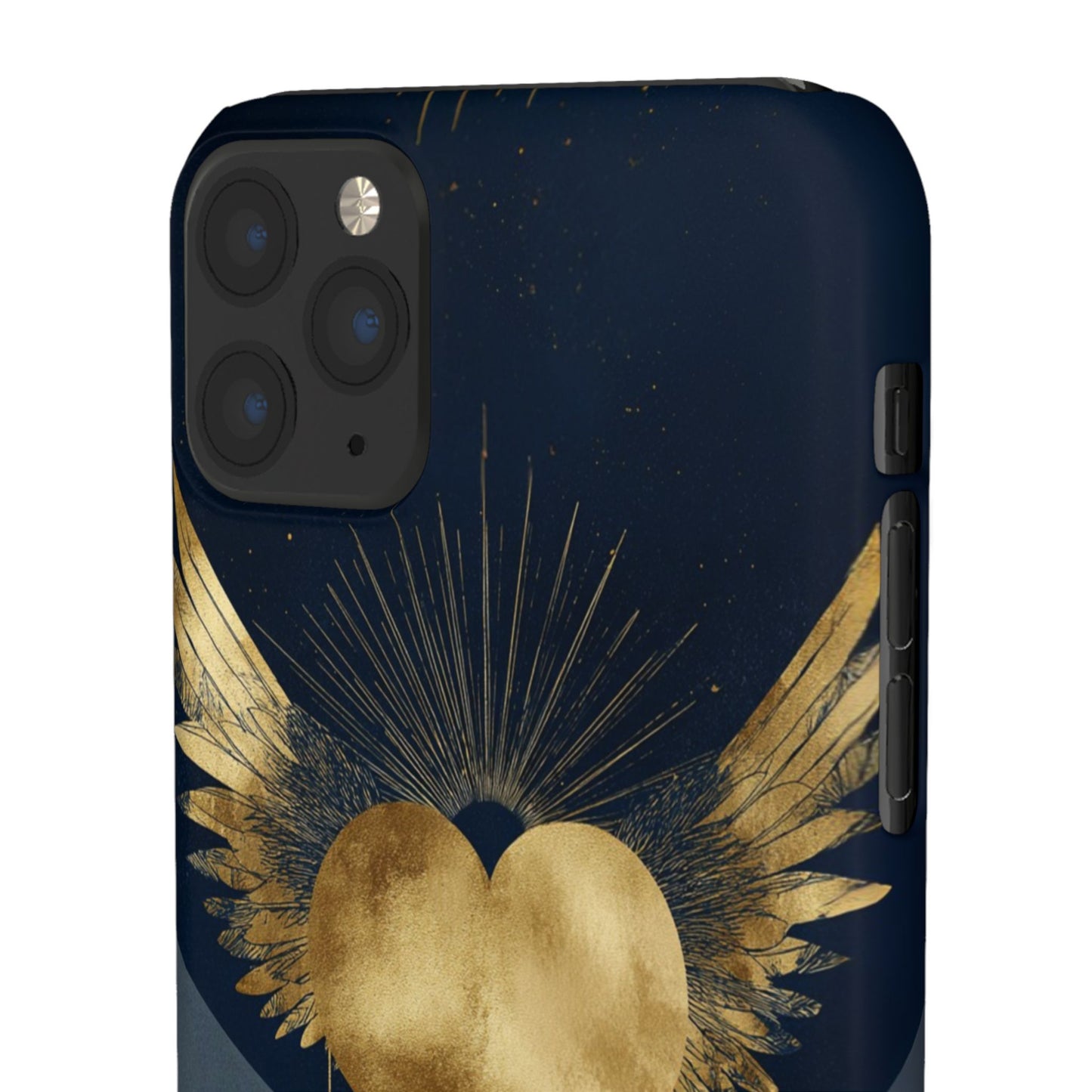 Heart Wing Snap Case, Elegant Phone Cover, Unique Gift, Artistic Accessory, Protective Case for Love and Romance