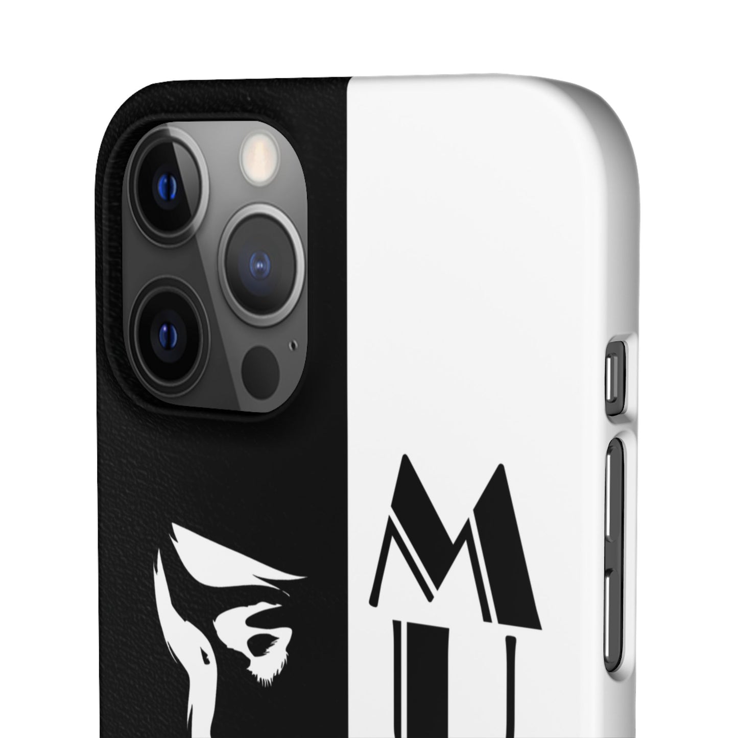Black And White Bold Muse Snap Case Cover for iPhone and Samsung