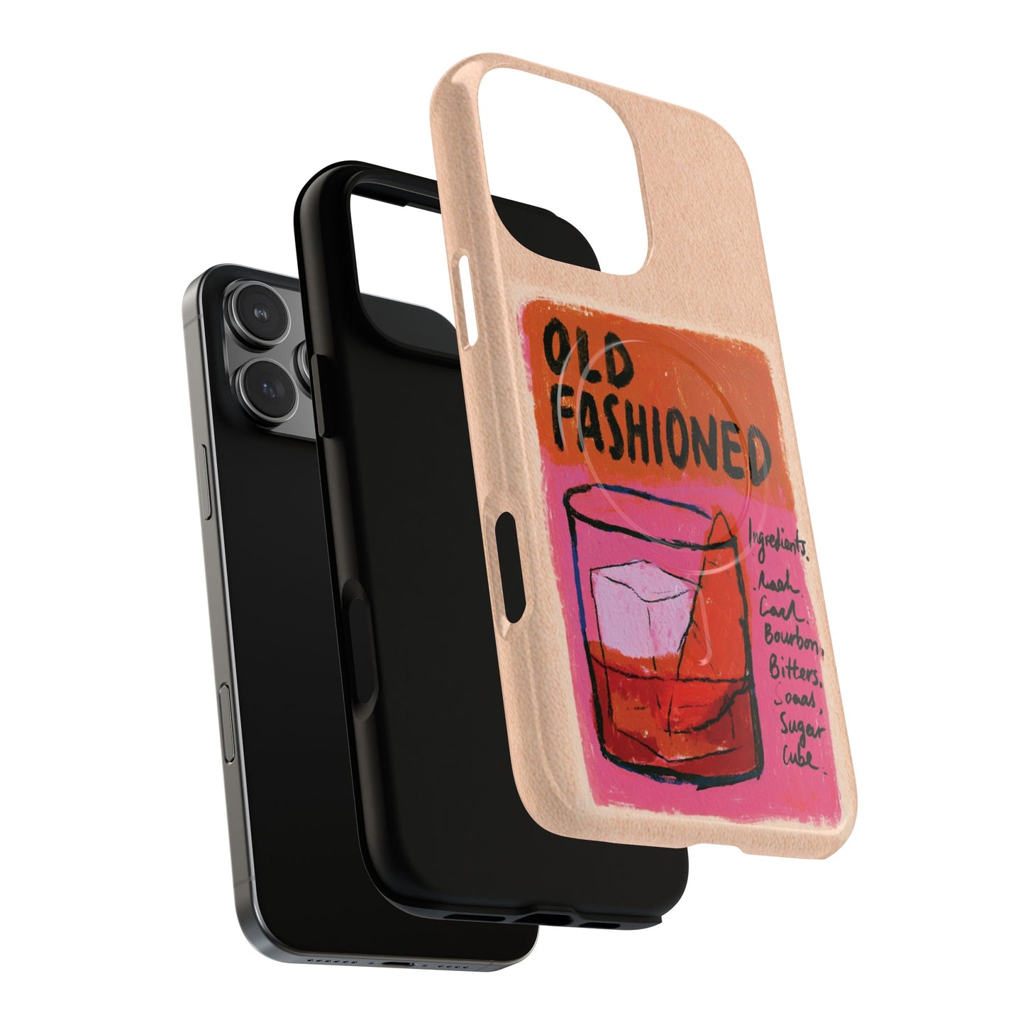 Old Fashioned Phone Case — Retro Cocktail iPhone Magnetic Case