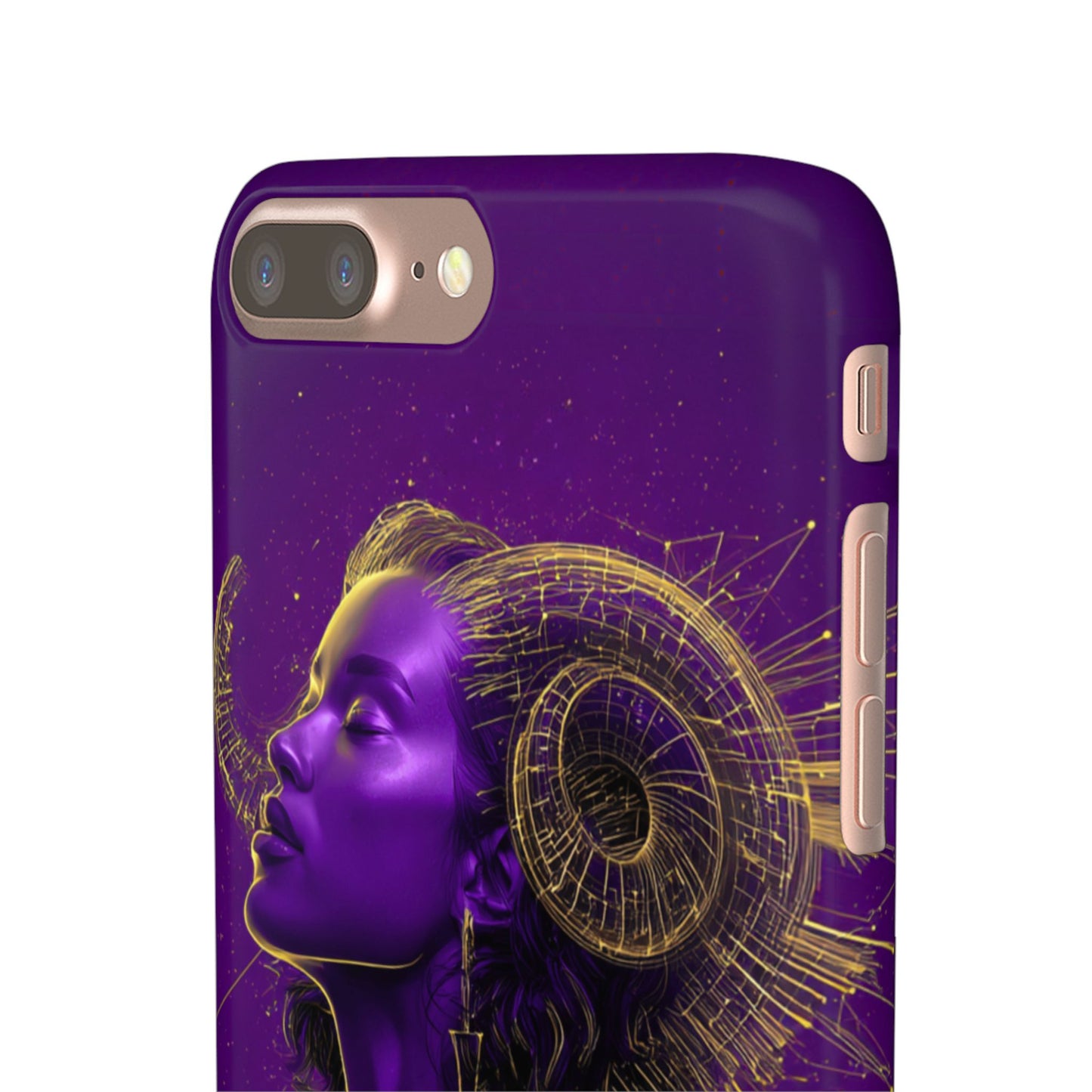 Purple Gold Celestial Virgo Snap Case and Protective Cover for Samsung and iPhone