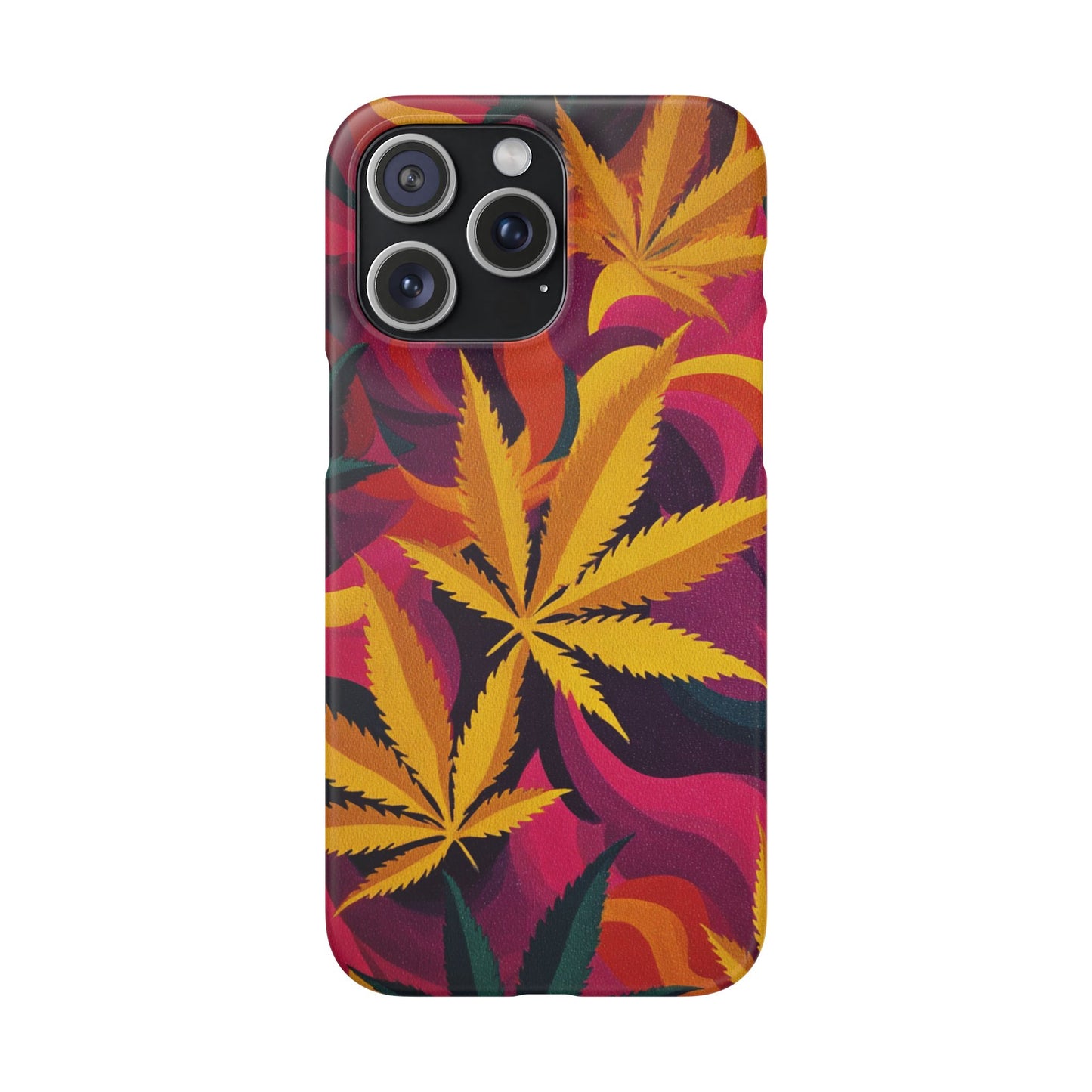 Autumn Vibe Cannabis Snap Case for IPhones and Samsungs Custom
