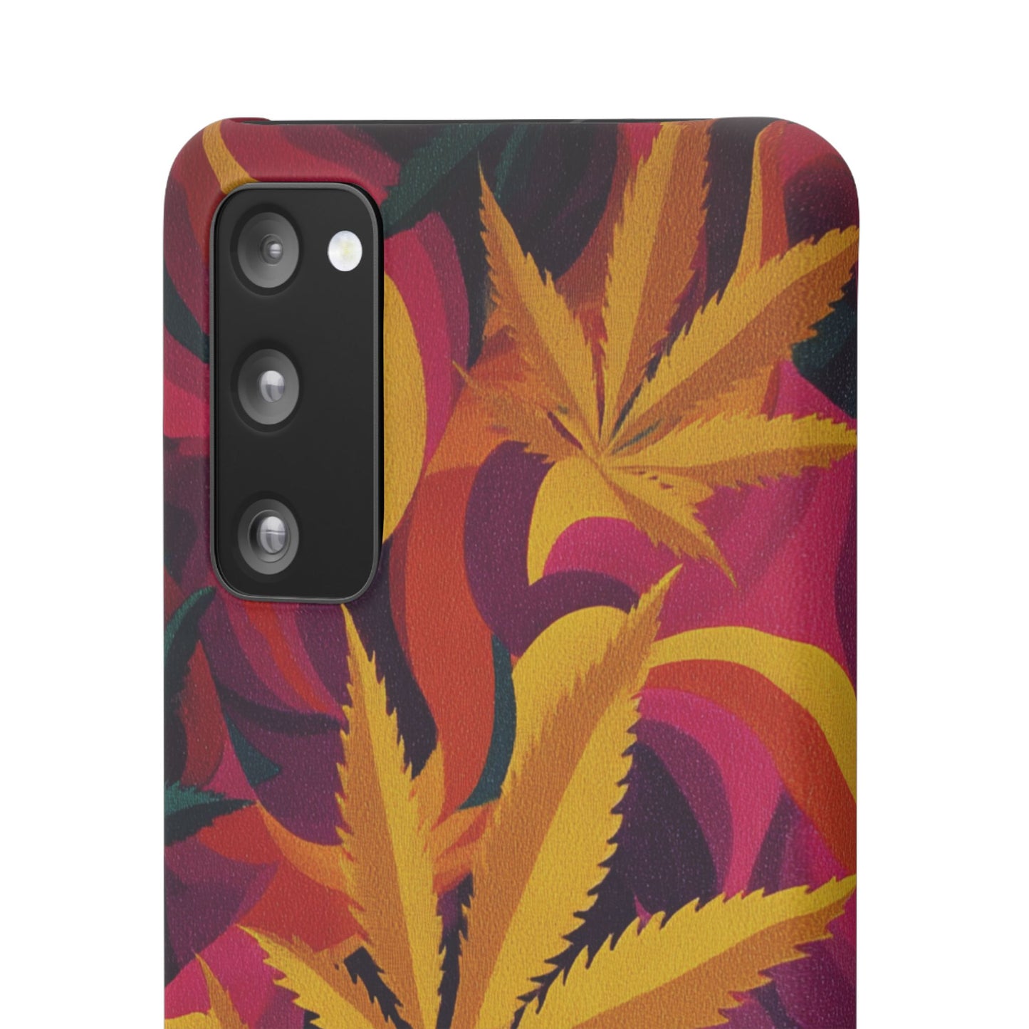Autumn Vibe Cannabis Snap Case for IPhones and Samsungs Custom