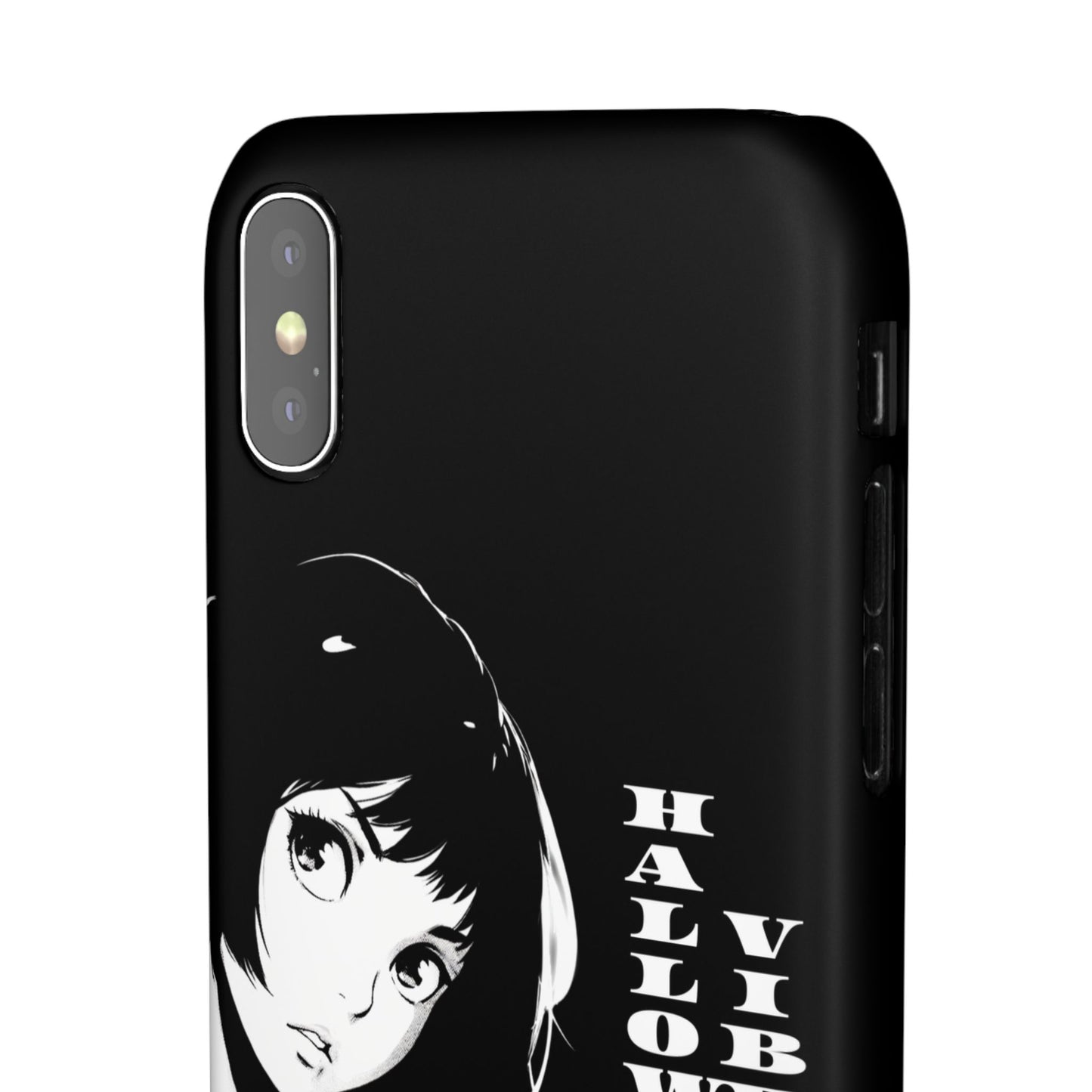 Halloween Vibes Snap Case Black and White Protective Phone Cover for iPhone and Samsung