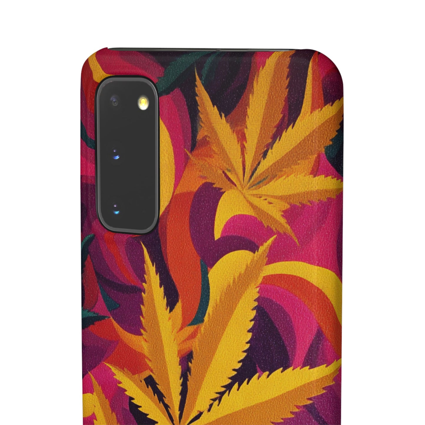 Autumn Vibe Cannabis Snap Case for IPhones and Samsungs Custom