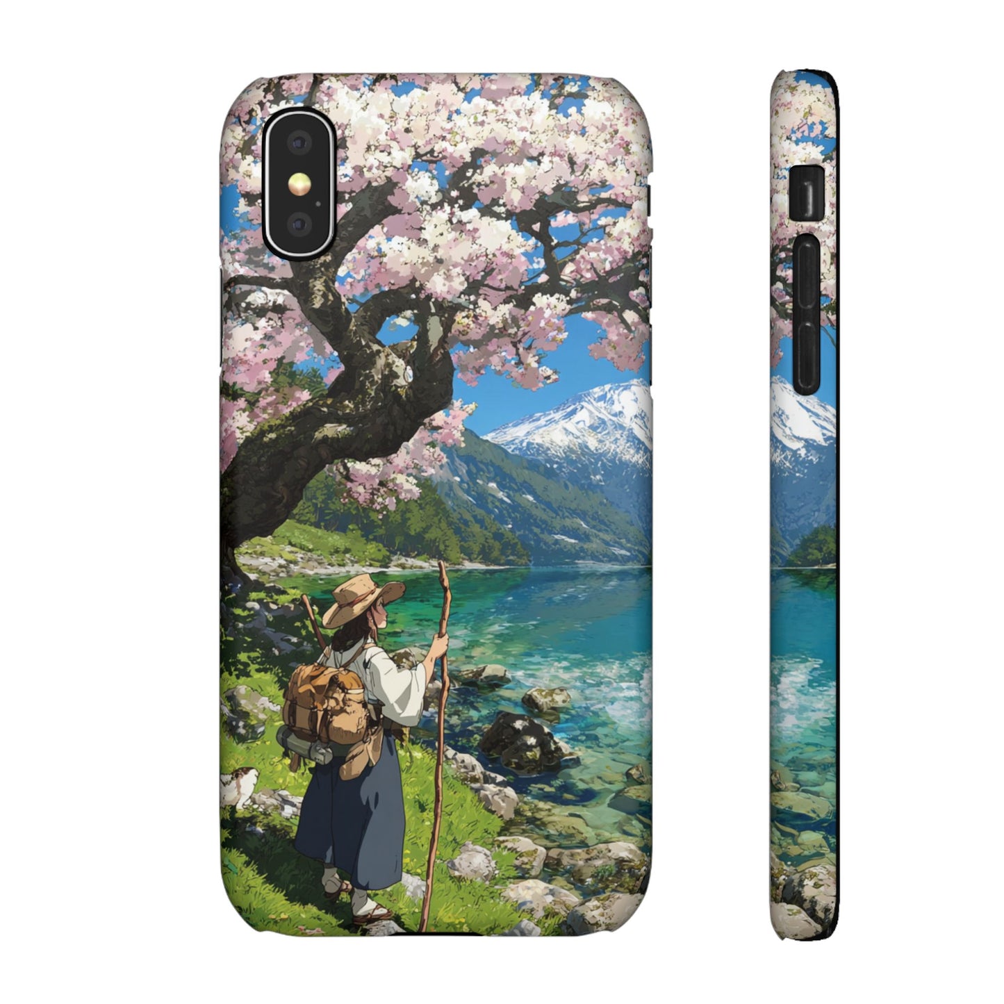 Nature-Inspired Snap Cases for Phone Protection, Floral Phone Covers, Cherry Blossom Aesthetic, Gifts for Nature Lovers, Spring Accessories