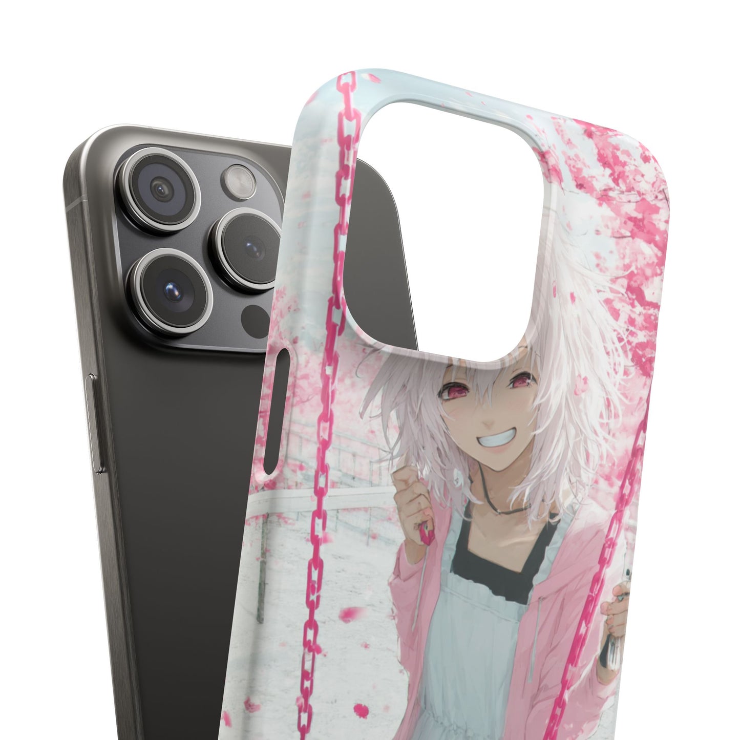 Anime Character Snap Cases for Phone, Cute Aesthetic Phone Cover, Gifts for Otaku, Floral Design, Unique Phone Cases
